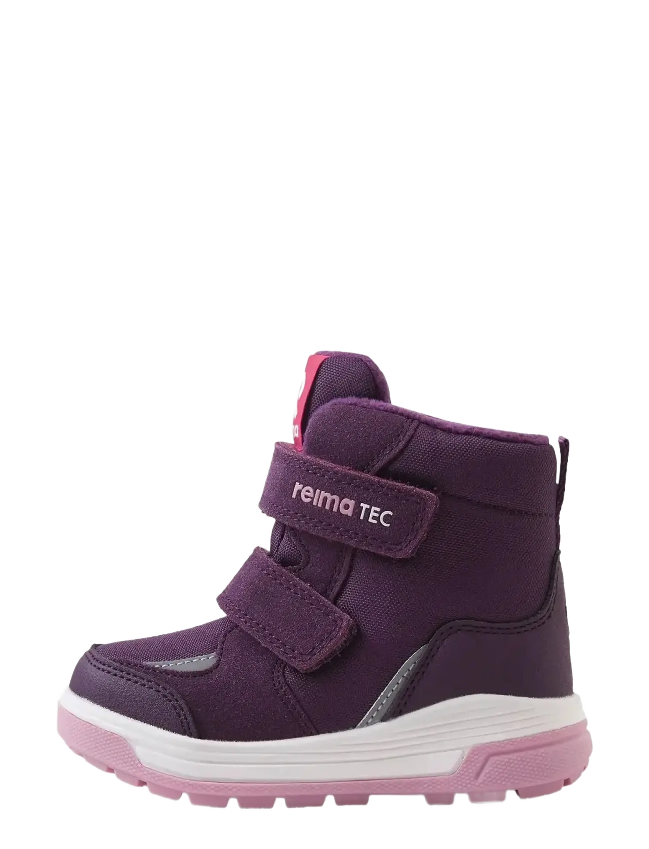 Reima tec Shoes, Qing, Børn, Udendørs Velcro Støvler, Lila, Str: 26
