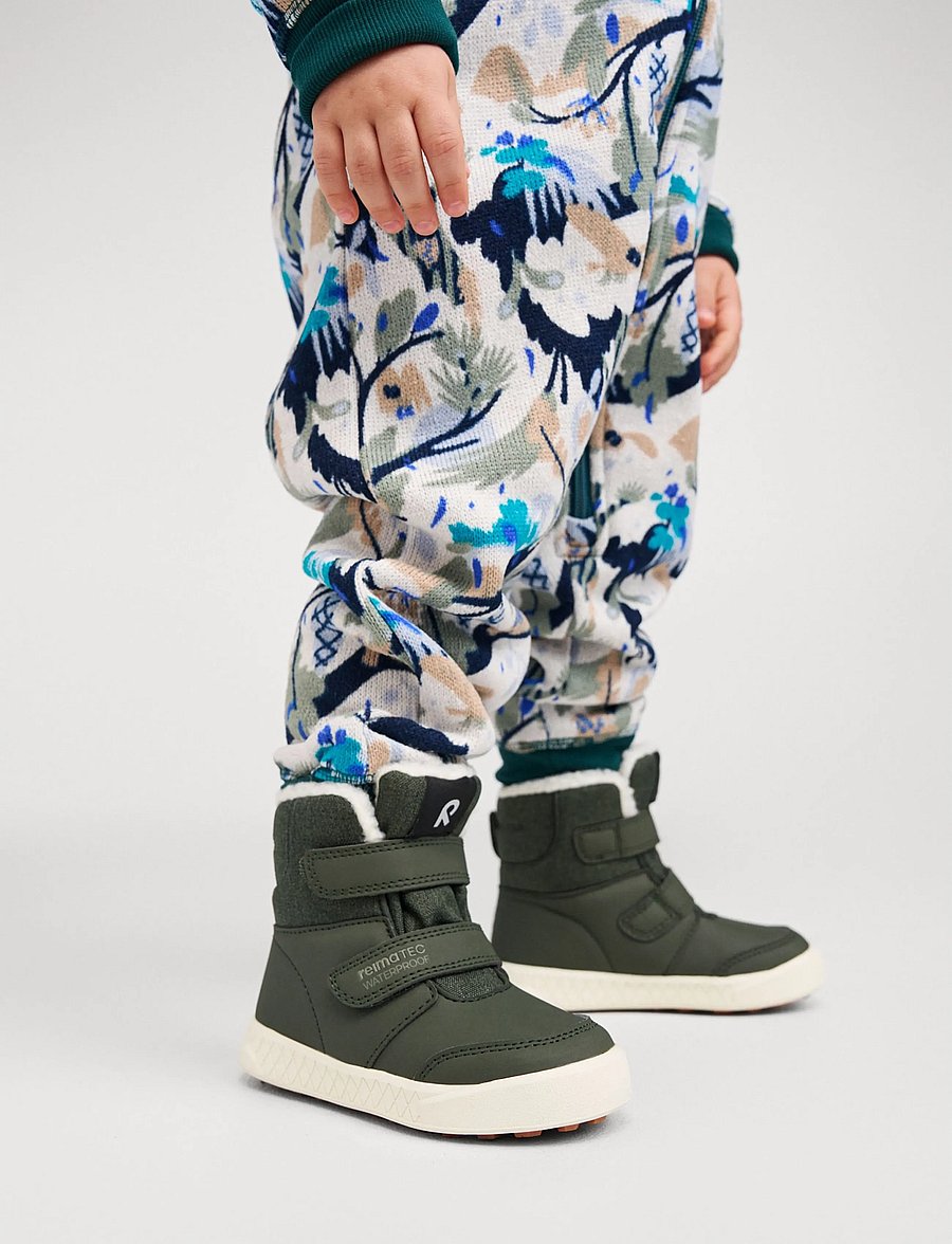 Reima - ReimaTec winter boots, Pyrytys - schuhe - thyme green - 0
