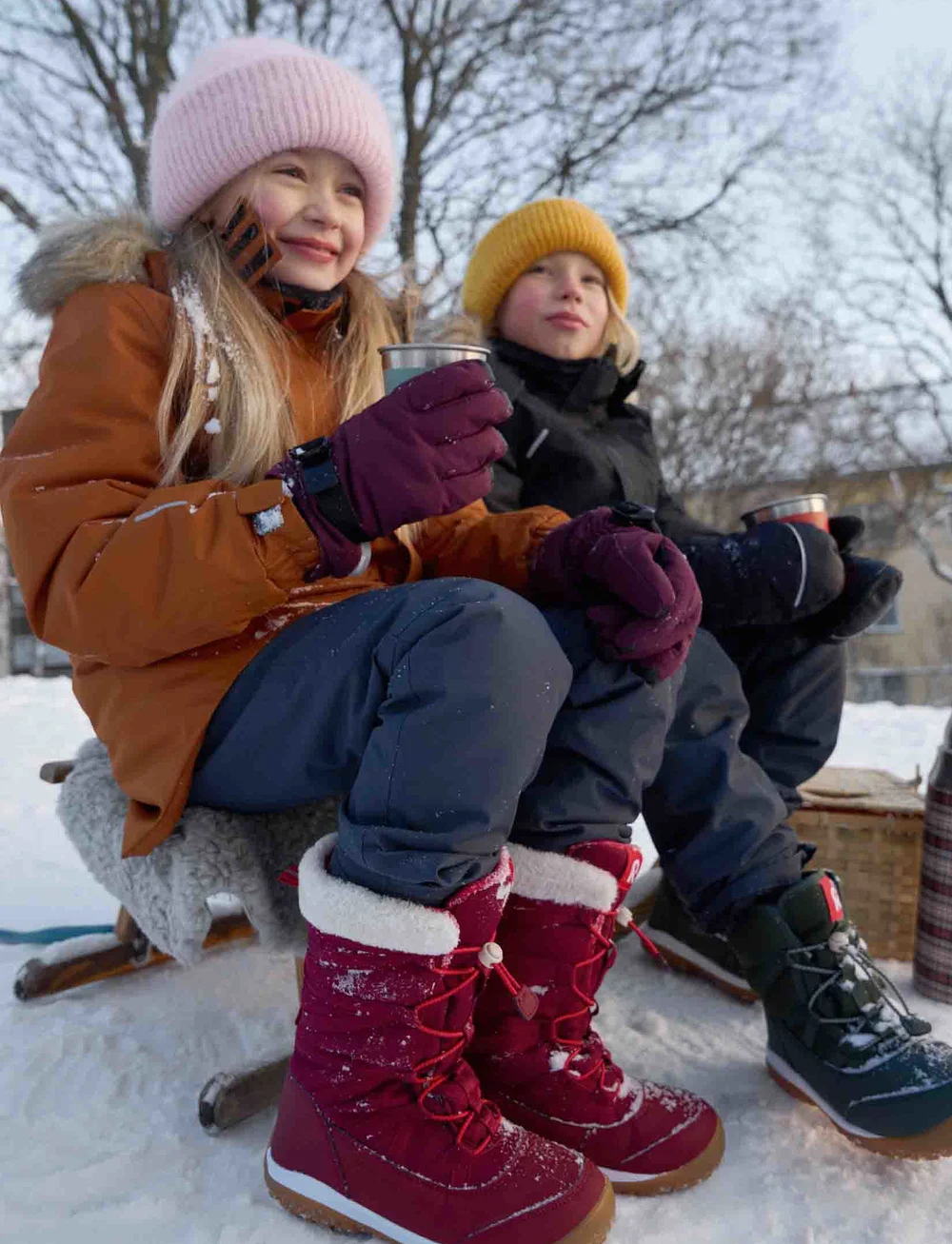 Reima - Reimatec winter boots, Hankinen - skor - jam red - 0