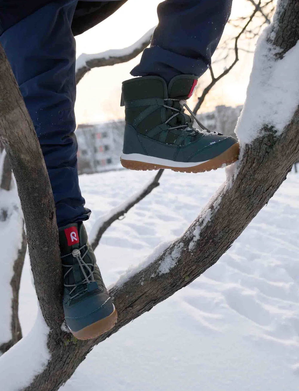 Reima - ReimaTec winter boots, Myrsky - skor - thyme green - 0