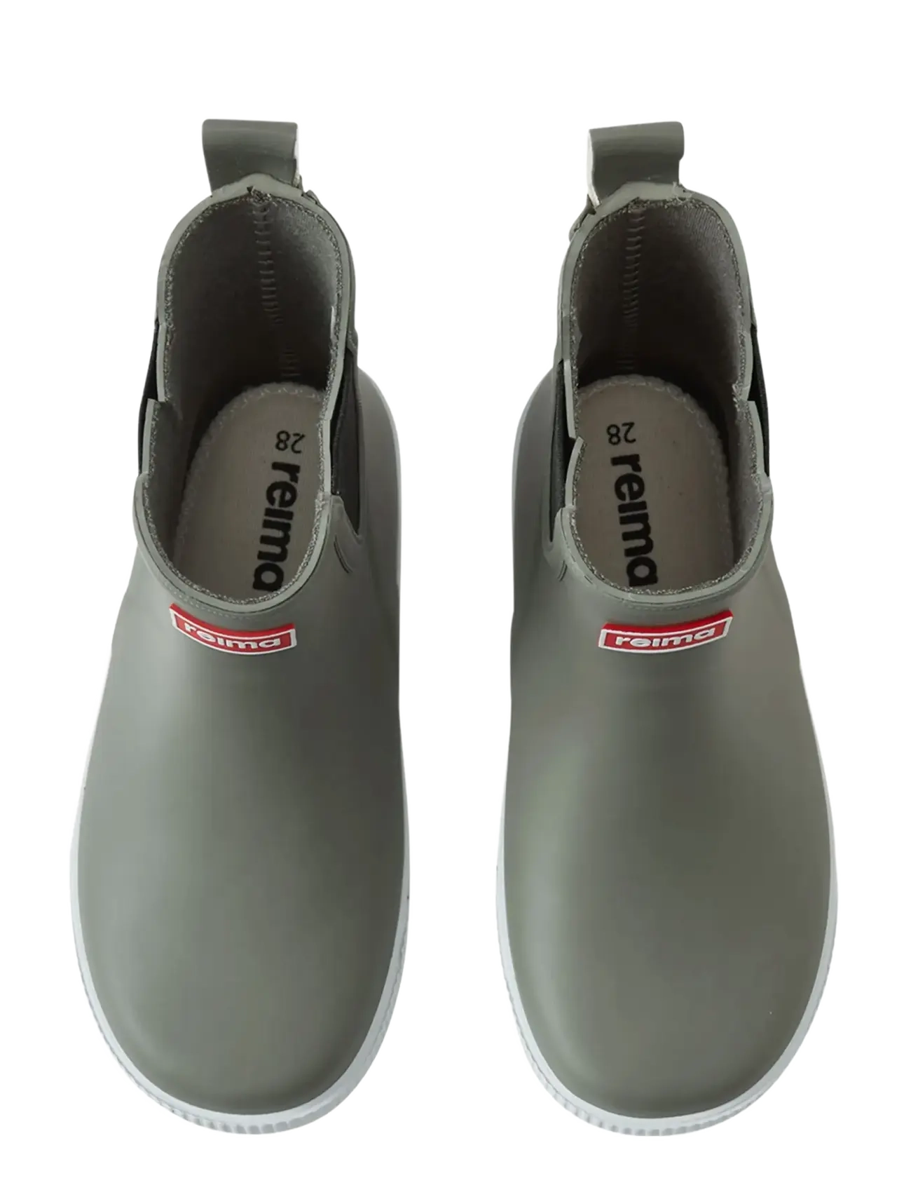 Reima - Rain boots, Ankles - gummistøvler uten linjer - greyish green - 3