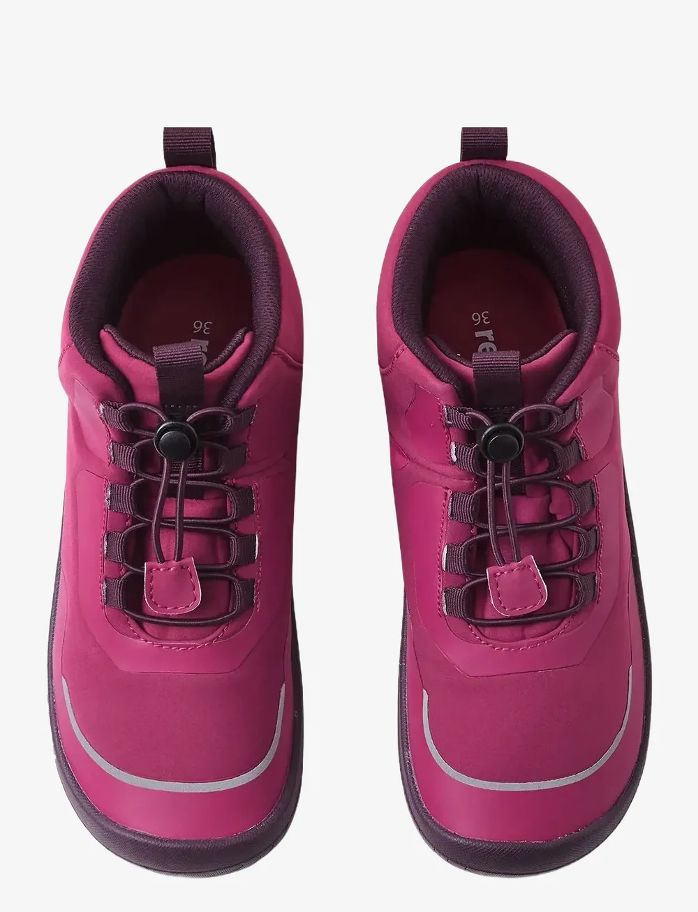 Reima - Reimatec barefoot shoes,Loikkii - höga sneakers - cool burgundy - 3