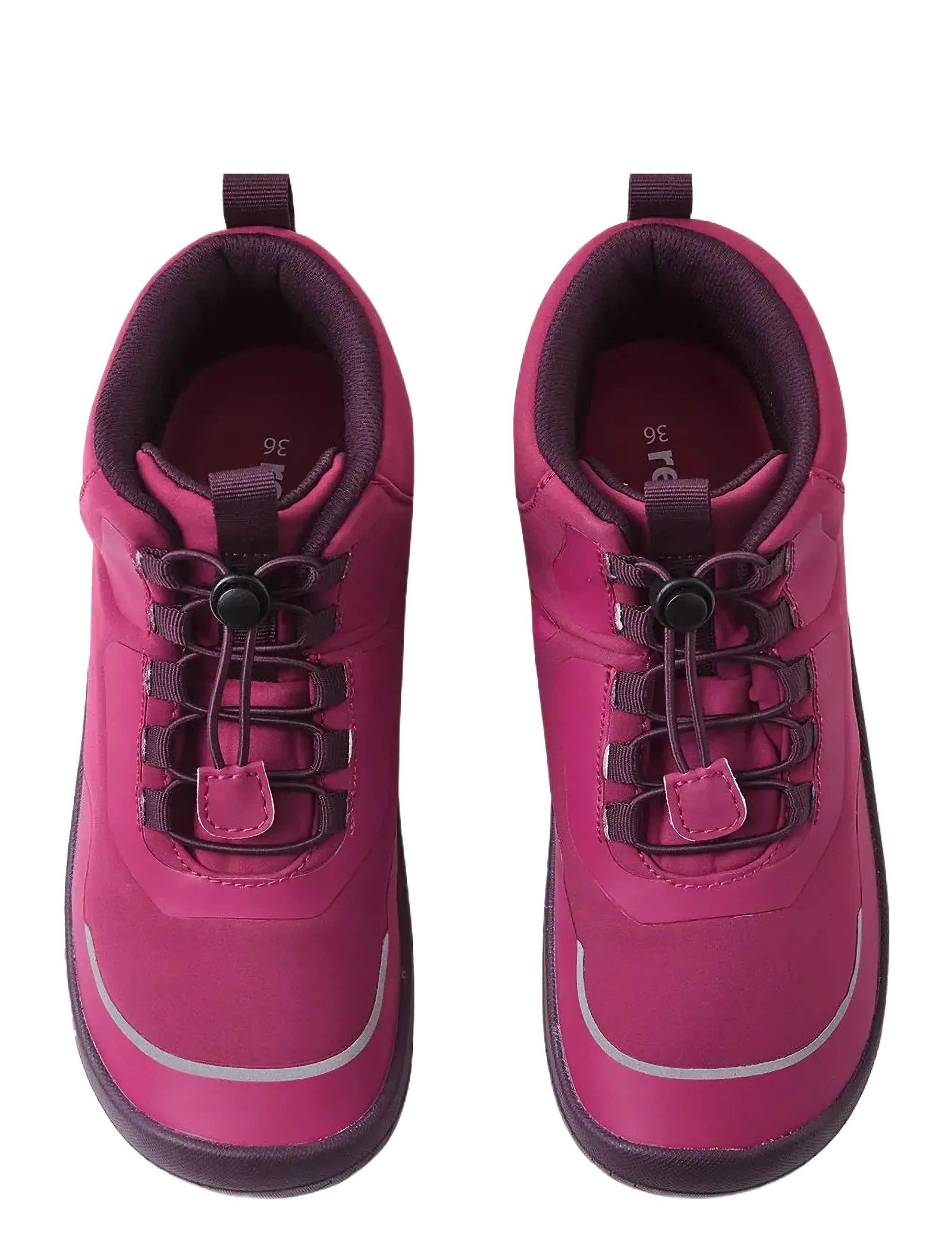 Reima - ReimaTec barefoot shoes, Loikkii - høje sneakers - cool burgundy - 3