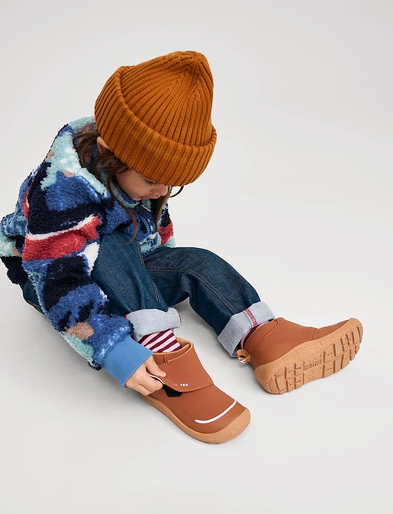 Reima - Reimatec barefoot shoes,Hyppii - ar augstu augšdaļu - cinnamon brown - 0