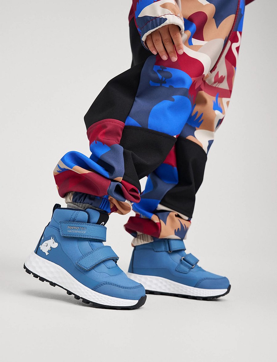 Reima - ReimaTec shoes, Hiivin Moomin - høje sneakers - blue ocean - 0
