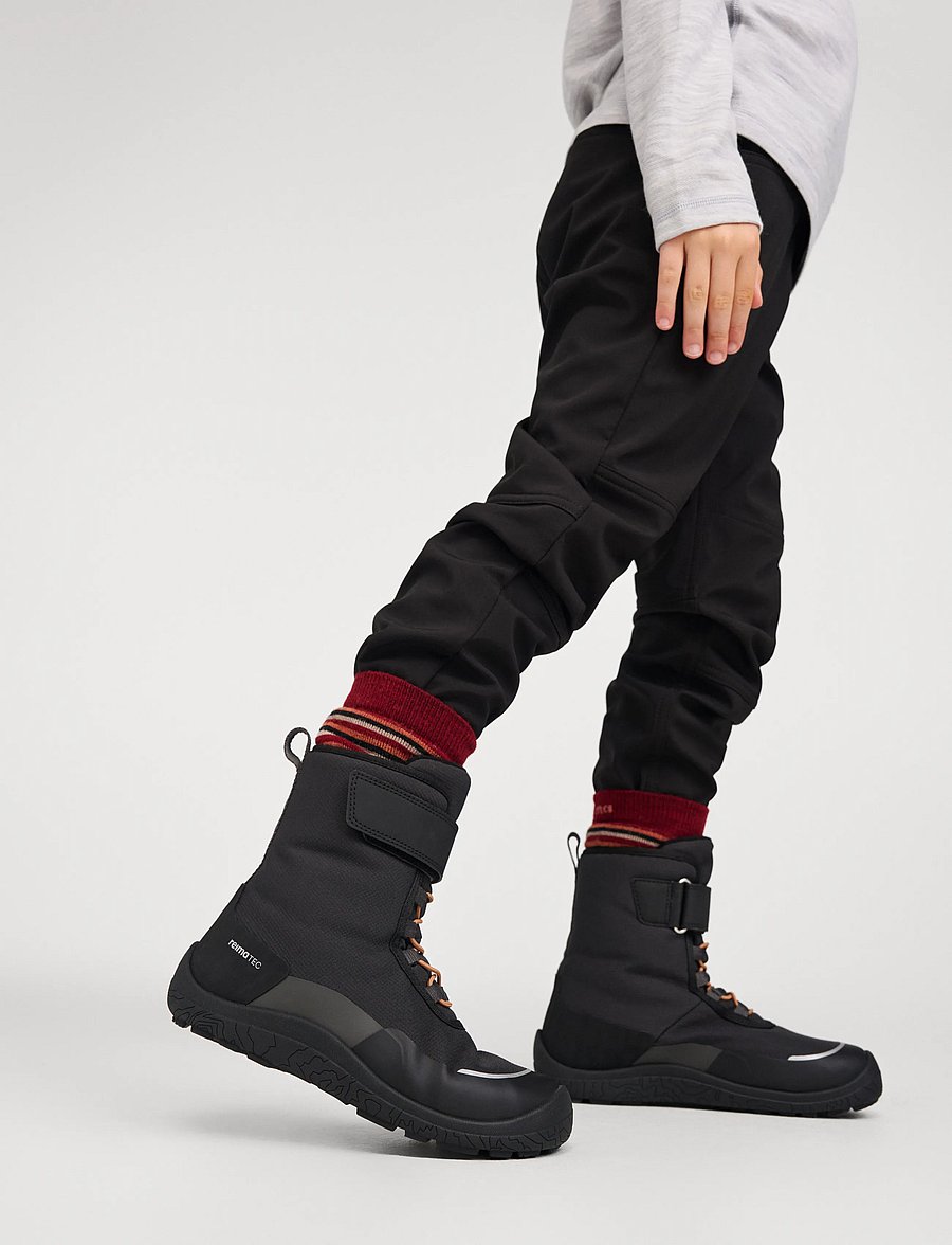 Reima - ReimaTec barefoot winter boots, Talvella Junior - sko - black - 0