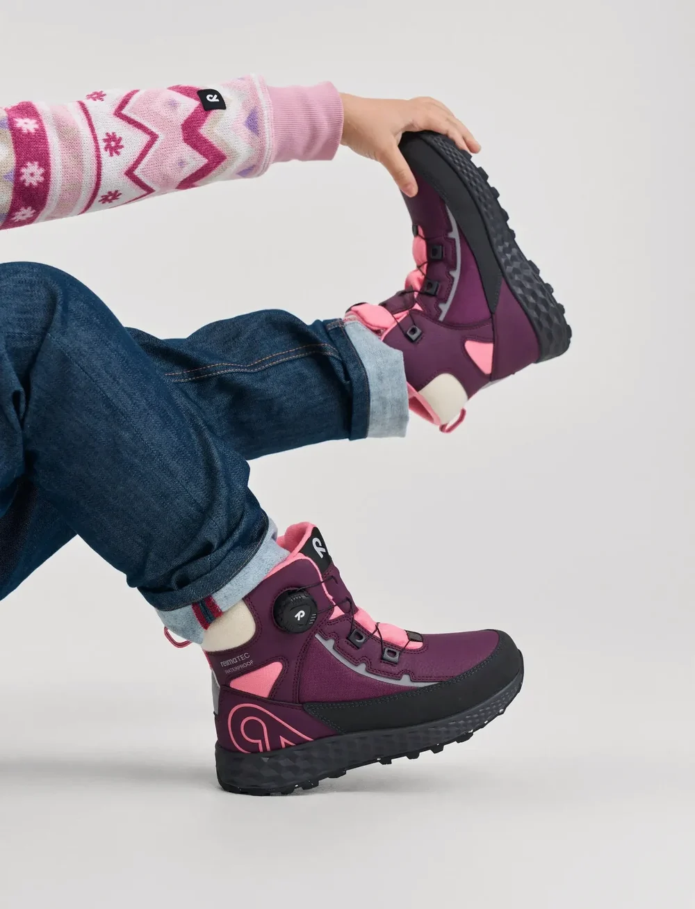 Reima - ReimaTec shoes, Hallava Quicklock - sko - deep purple - 0