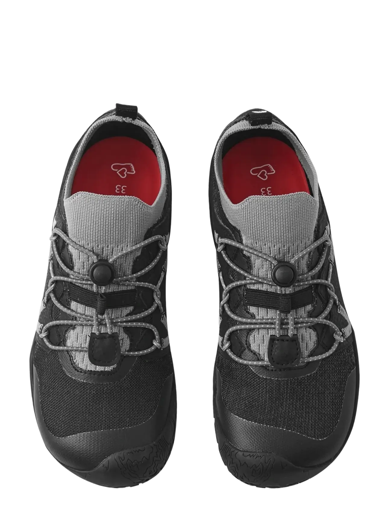 Reima - Barefoot shoes, Vaellus - buty do biegania - black - 3
