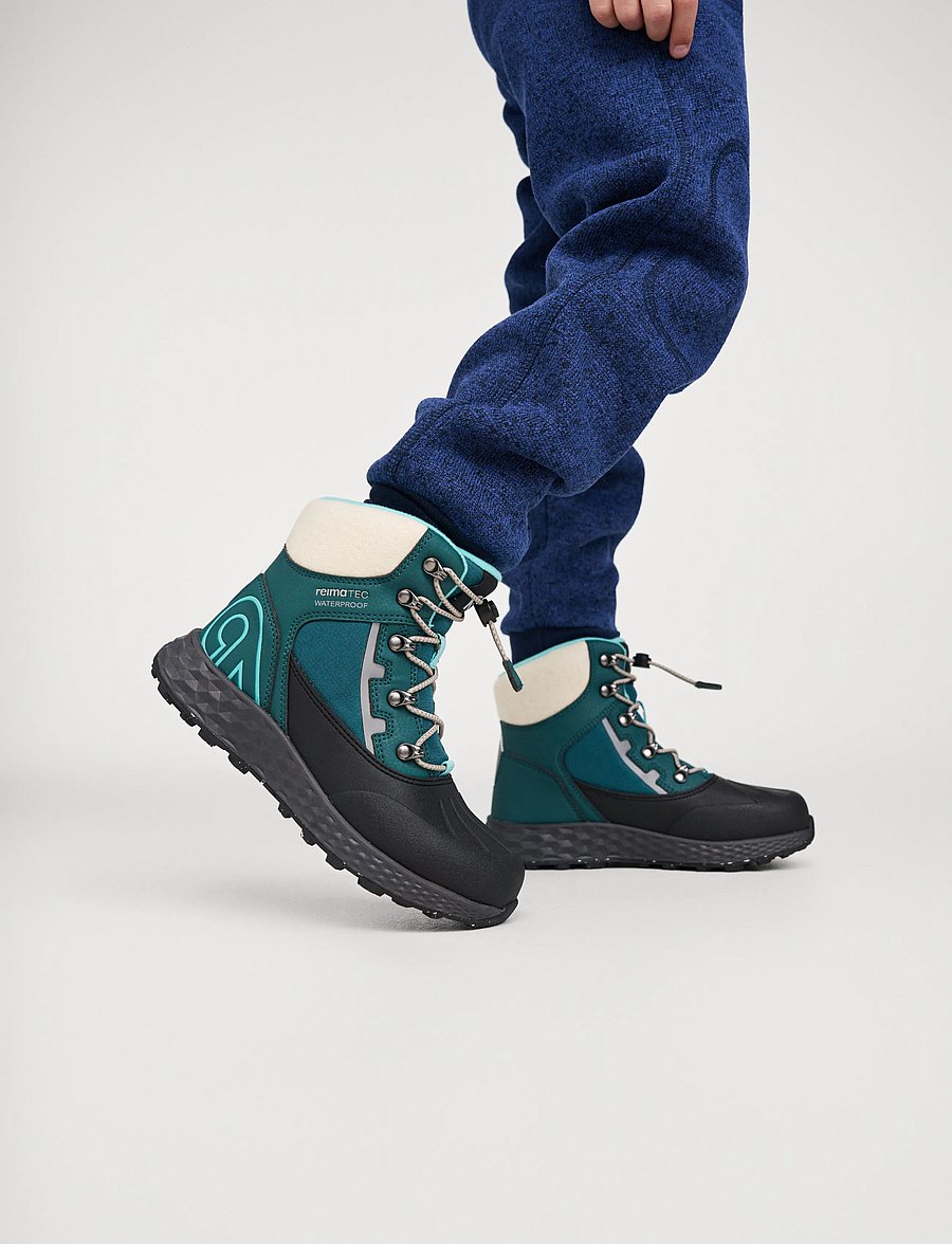 Reima - ReimaTec shoes, Hallava Lace - skor - dark teal - 0