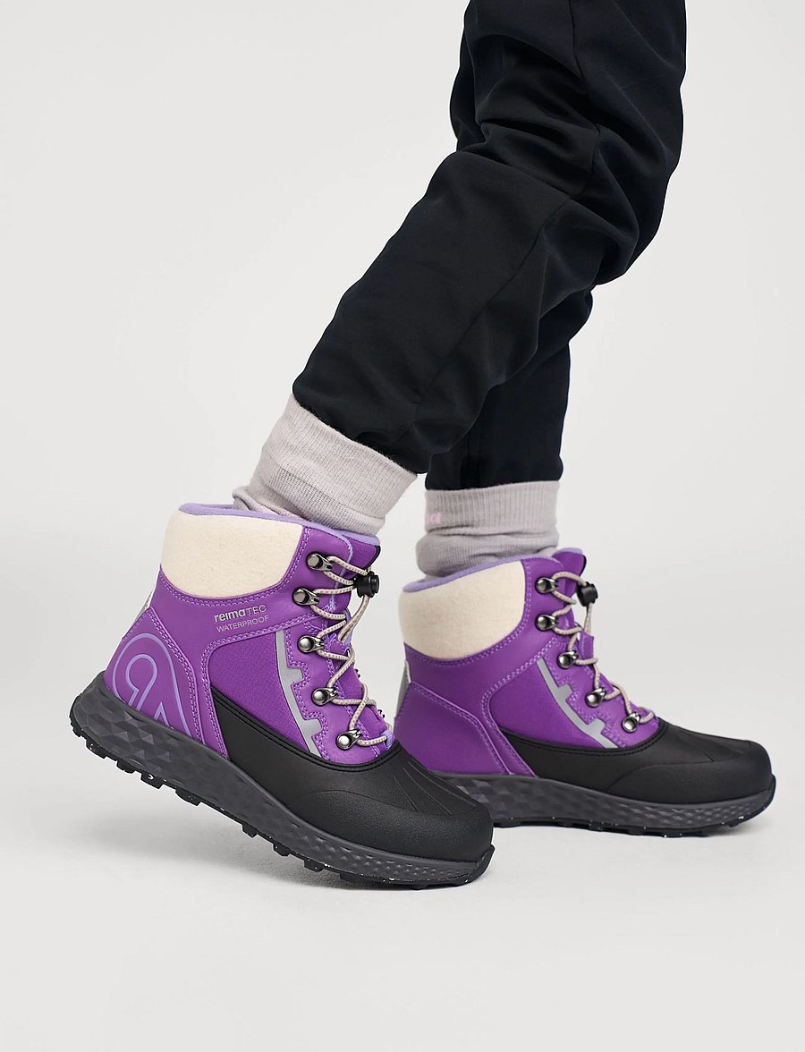 Reima - ReimaTec shoes, Hallava Lace - skor - plum purple - 0
