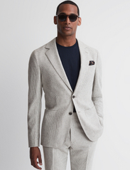 Reiss - FLOCK - double breasted blazers - soft grey - 2