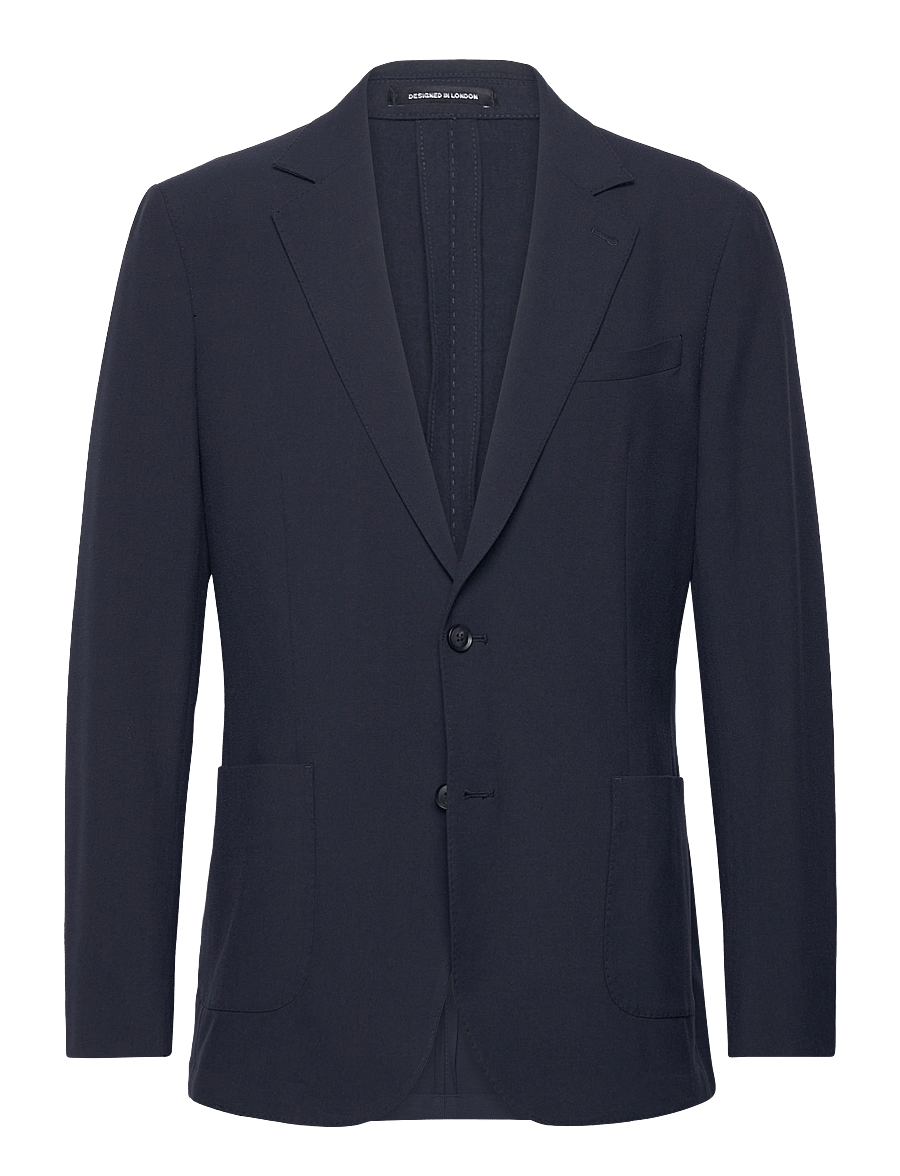 Reiss - FOUND BLAZER - Ühe rinnatisega pintsakud - navy - 1