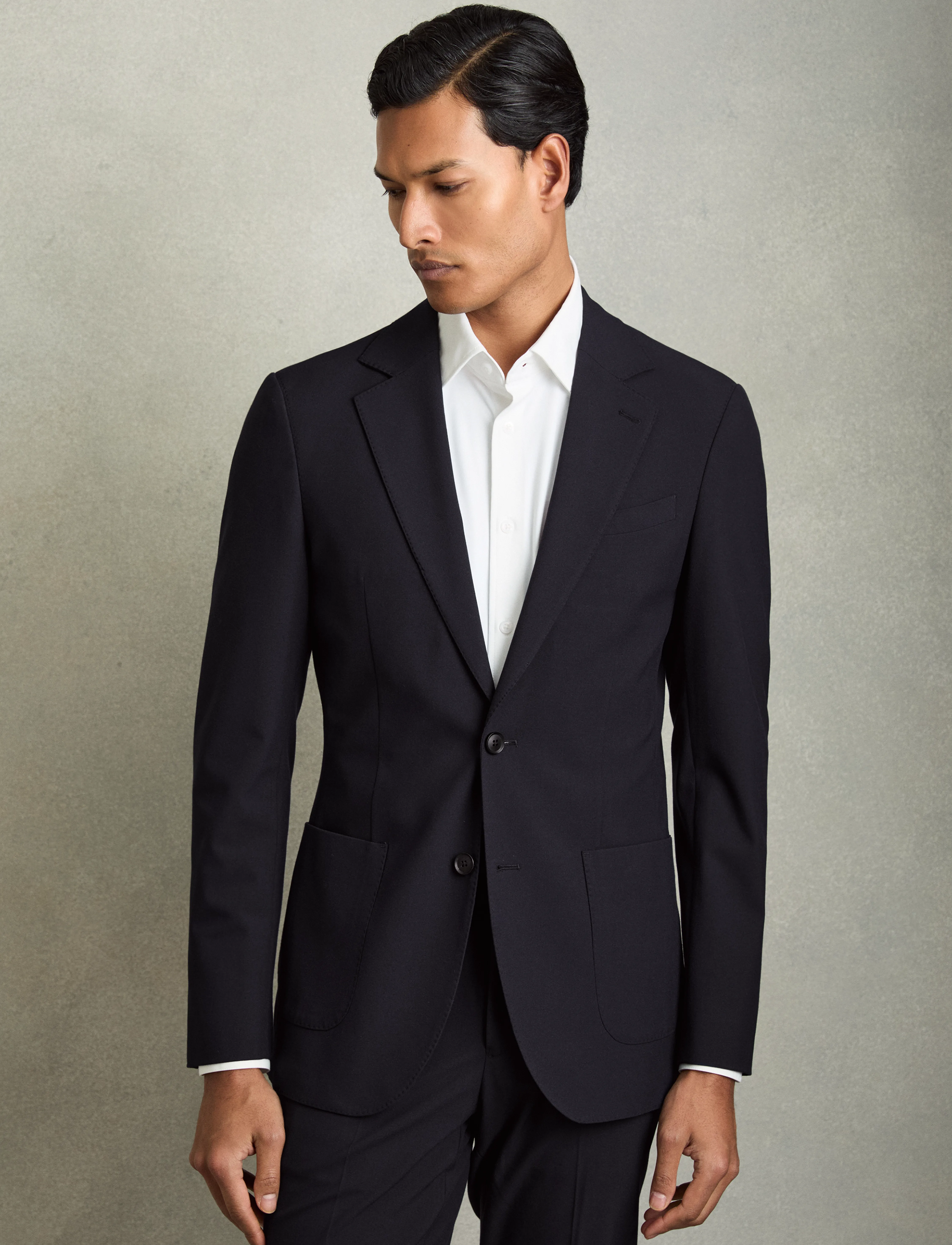 Reiss Found Blazer, 38, Navy, Blazere > Enkeltradede Blazere, Herre