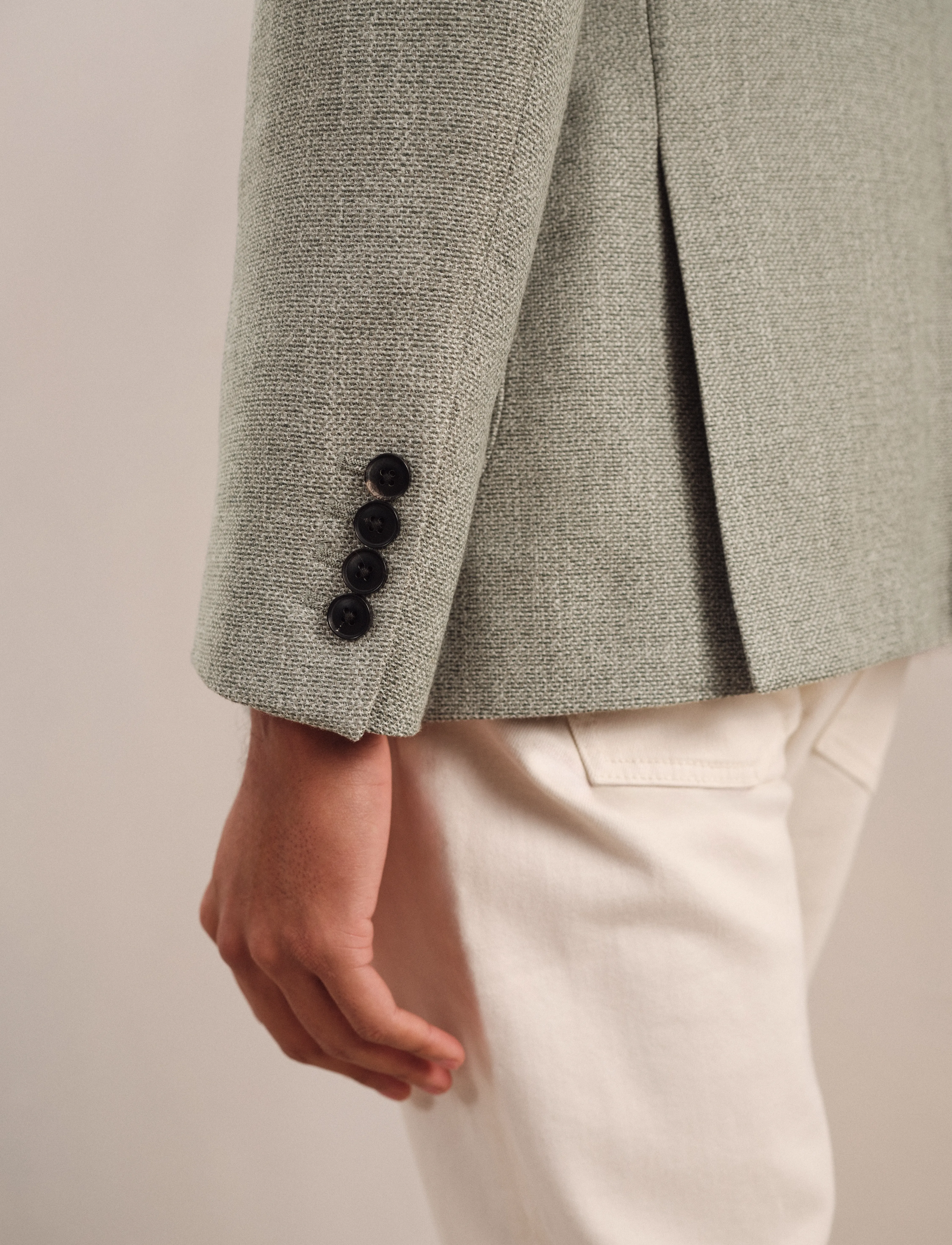 Reiss - STACK - enkelknäppta kavajer - sage green - 4