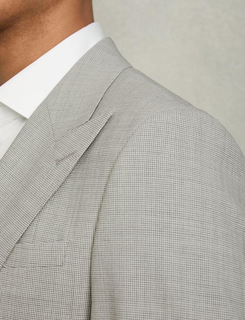 Reiss - SLICE - Ühe rinnatisega pintsakud - grey - 4