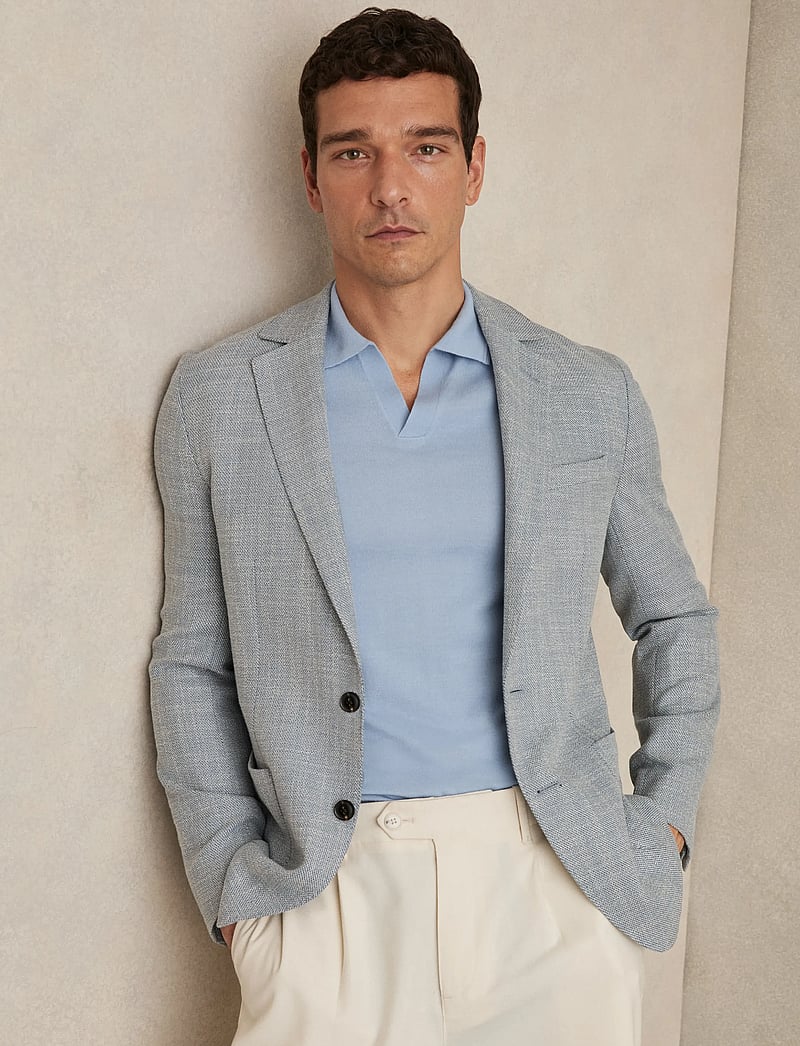 Reiss - APHRODITE - enkelknäppta kavajer - soft blue - 0