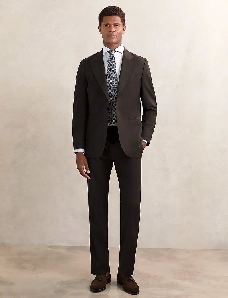 Reiss - OSCAR - einreiher - chocolate brown - 3