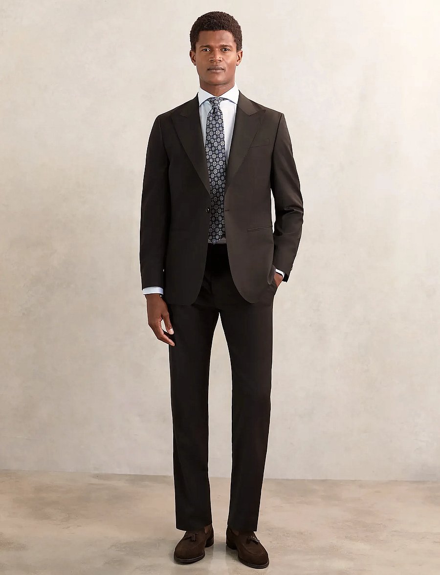 Reiss - OSCAR - einreiher - chocolate brown - 3