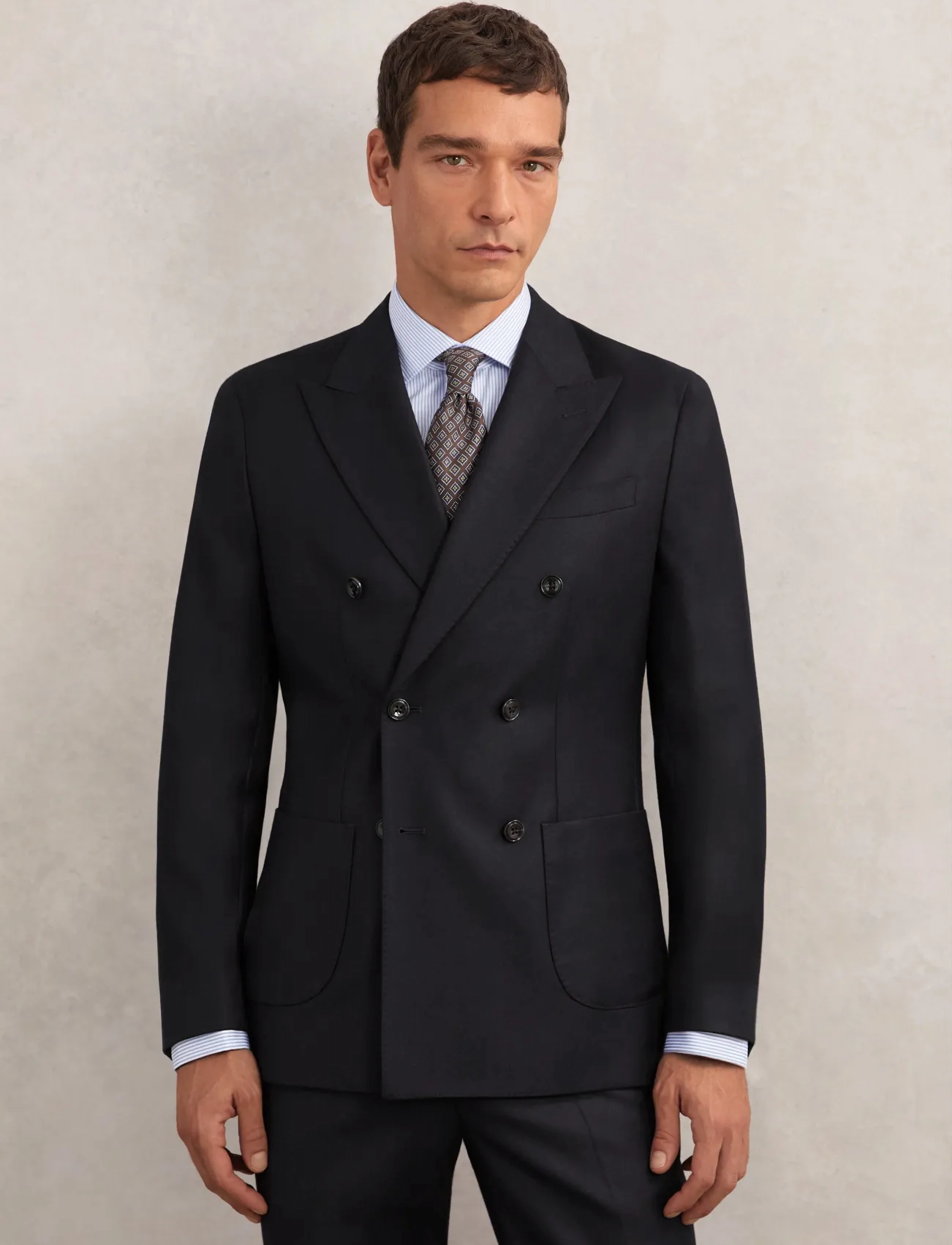 Reiss Muse, 46, Black, Blazere > Dobbeltradede Blazere, Herre