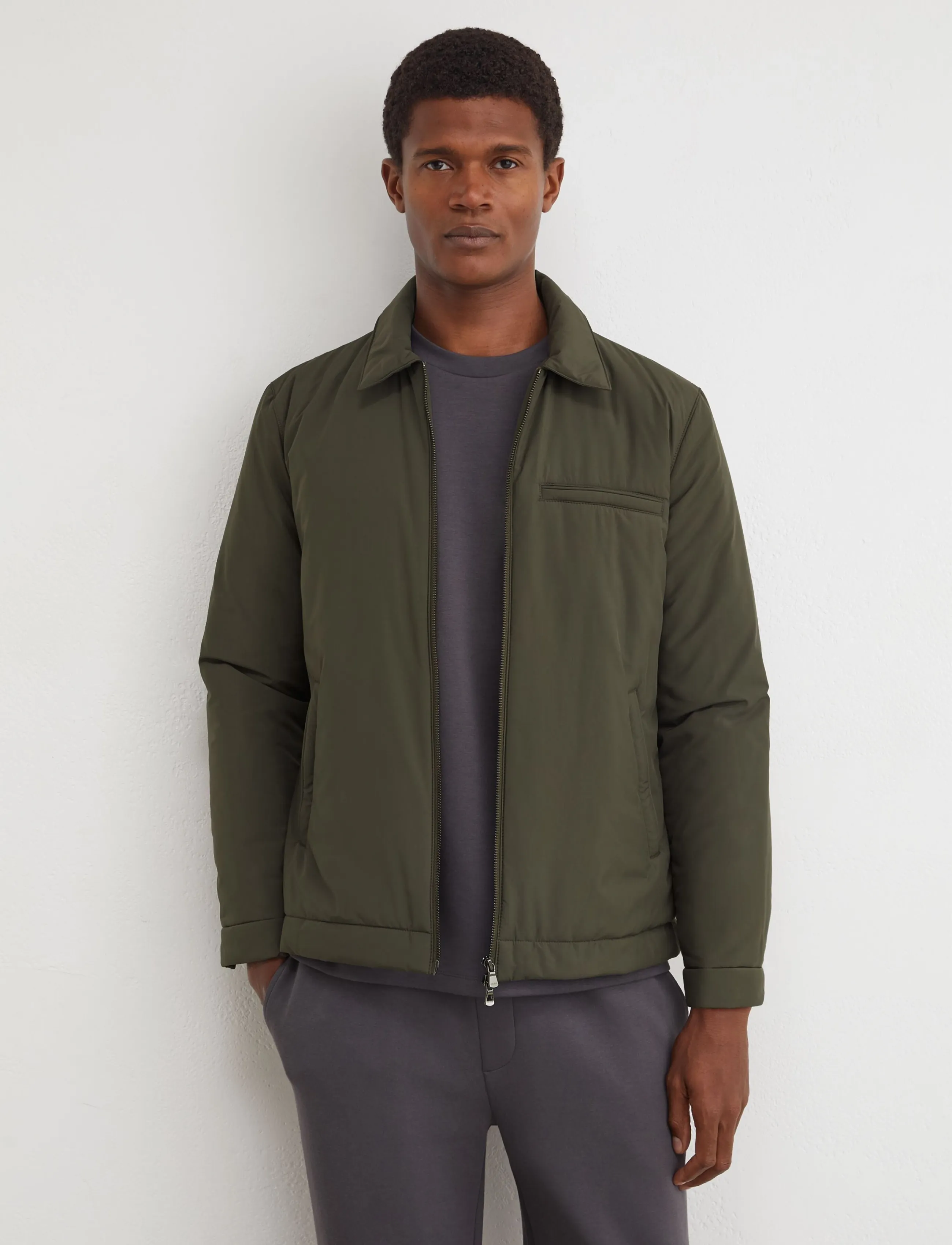Reiss - BERNARDI - höstjackor - 33 olive green - 2