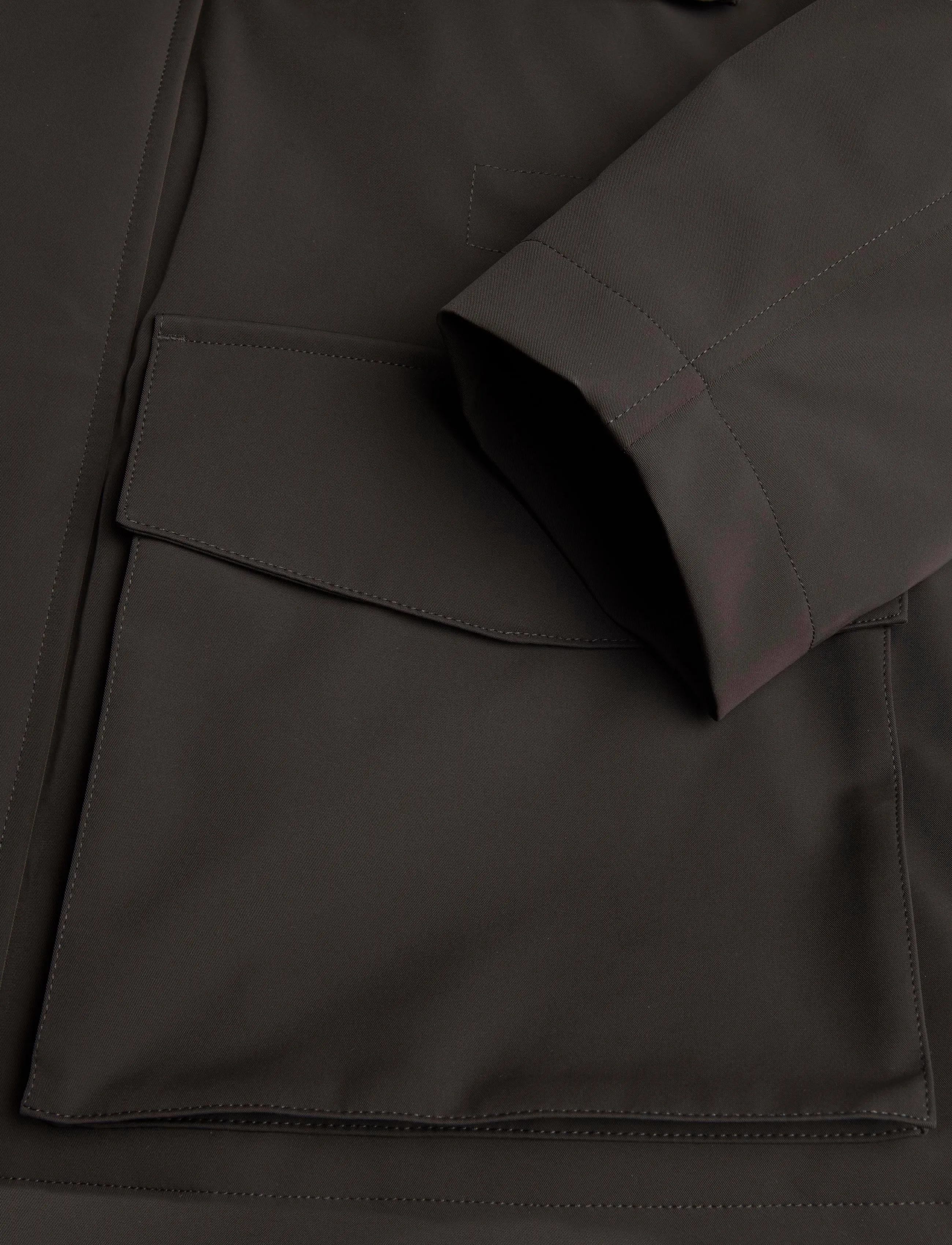 Reiss - GLICK ZIP THROUGH INNER GILET HOODED JACKET - dark brown - 3