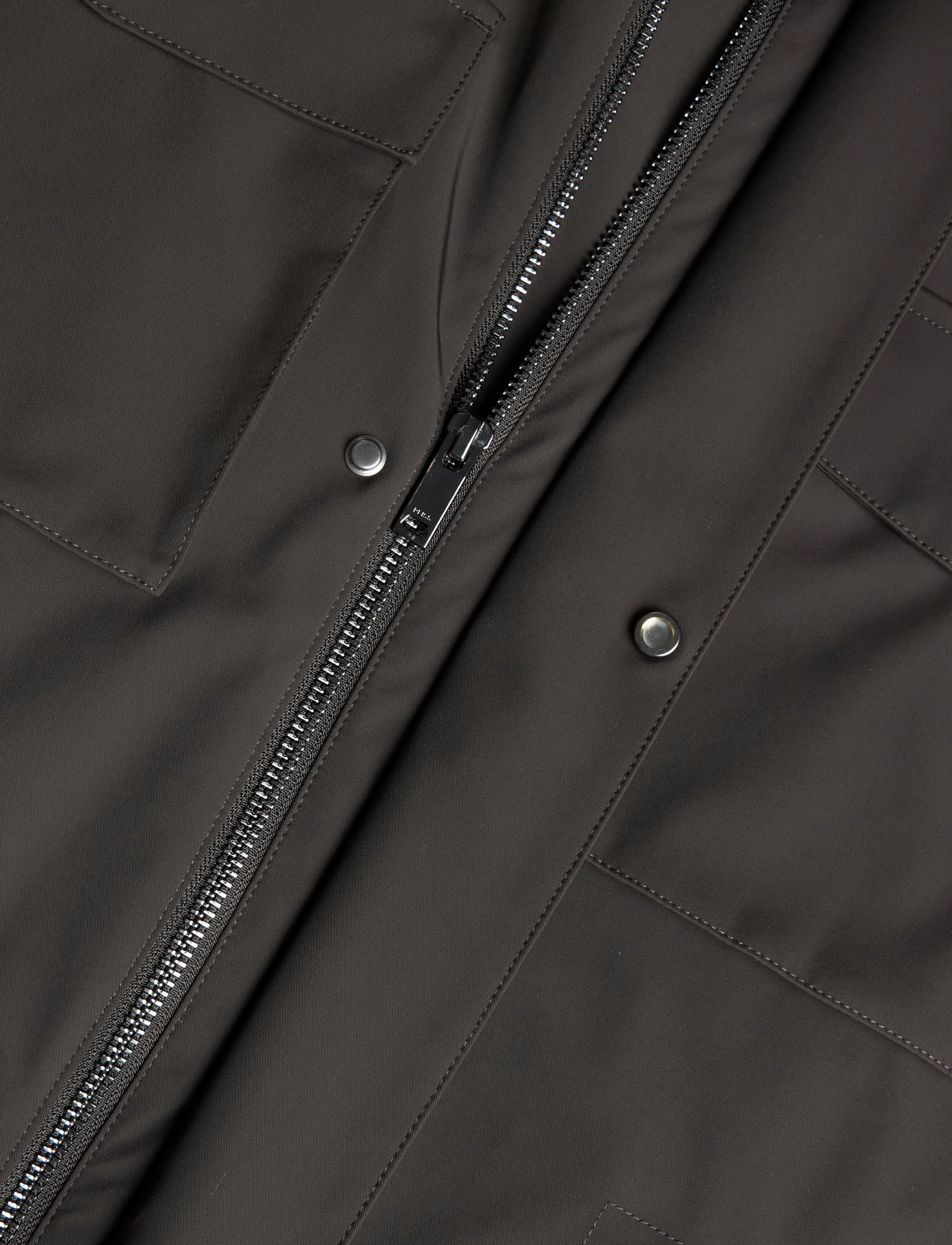 Reiss - GLICK ZIP THROUGH INNER GILET HOODED JACKET - dark brown - 4