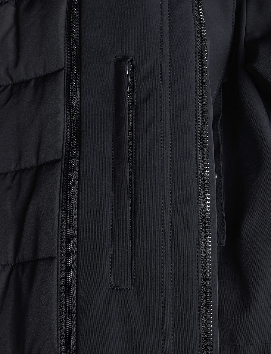 Reiss - GLICK ZIP THROUGH INNER GILET HOODED JACKET - hübriidjoped - navy - 4