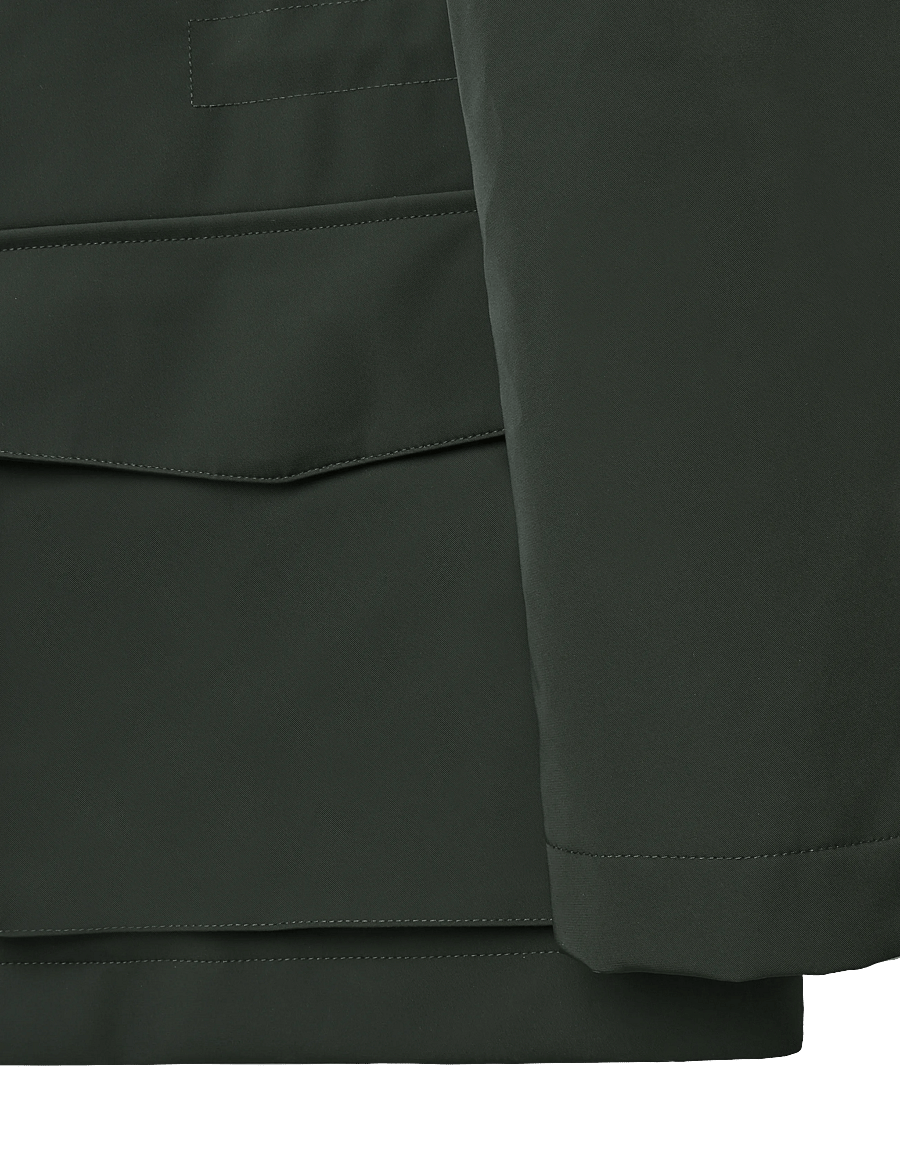 Reiss - GLICK ZIP THROUGH INNER GILET HOODED JACKET - hybrid jackets - dark green - 3