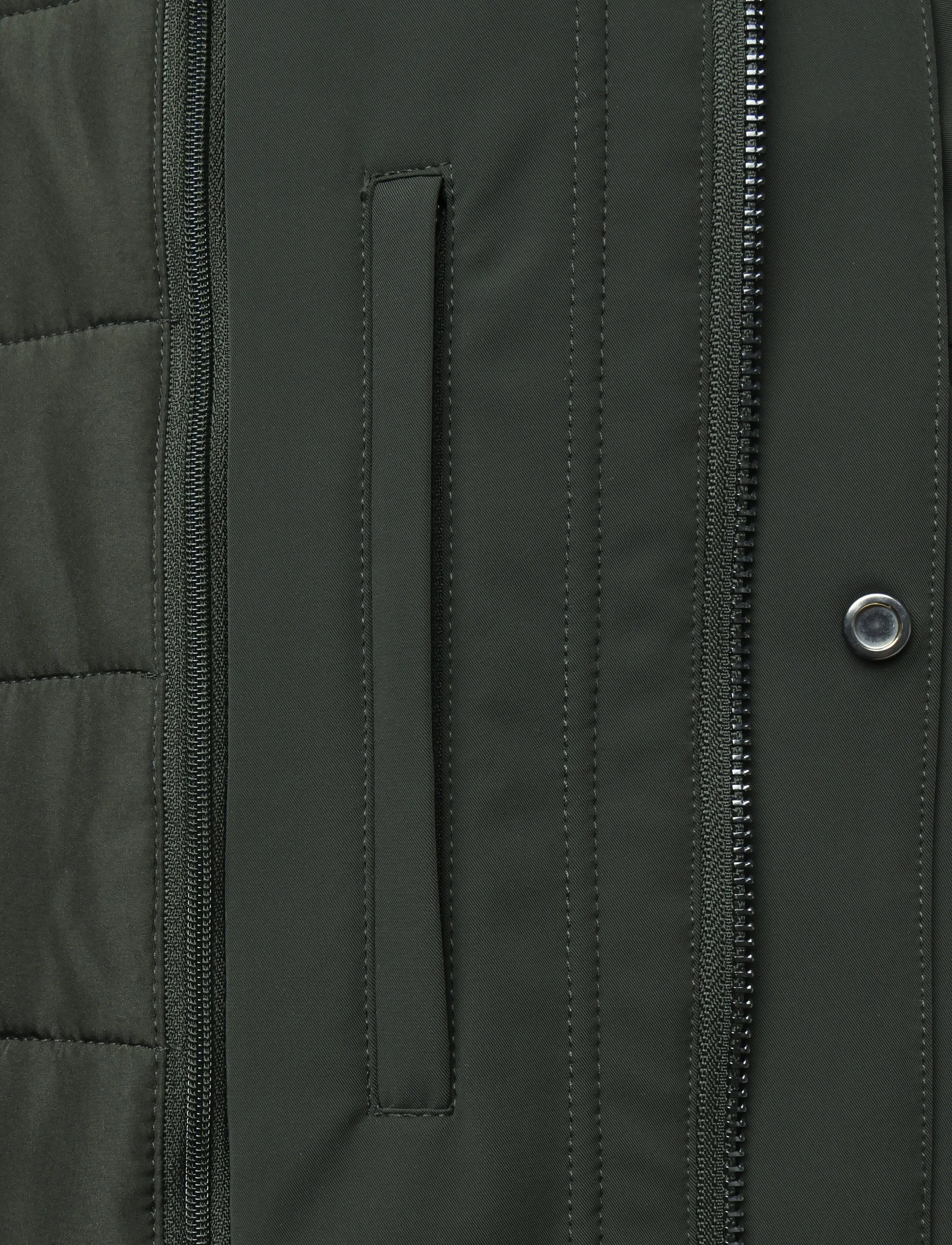 Reiss - GLICK ZIP THROUGH INNER GILET HOODED JACKET - hybrid jackets  - dark green - 4