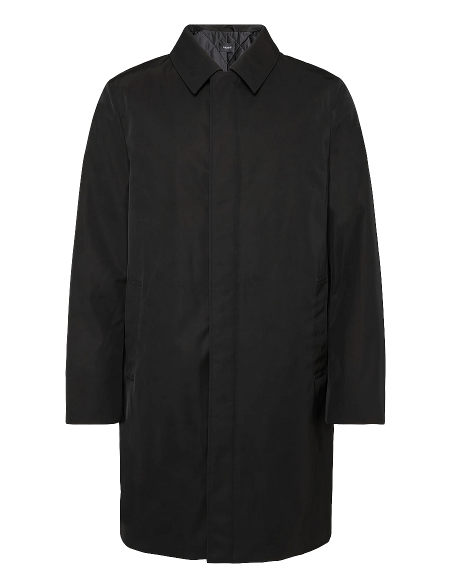 Reiss - LAWLEN ZIP THROUGH JACKET - light coats - black - 0