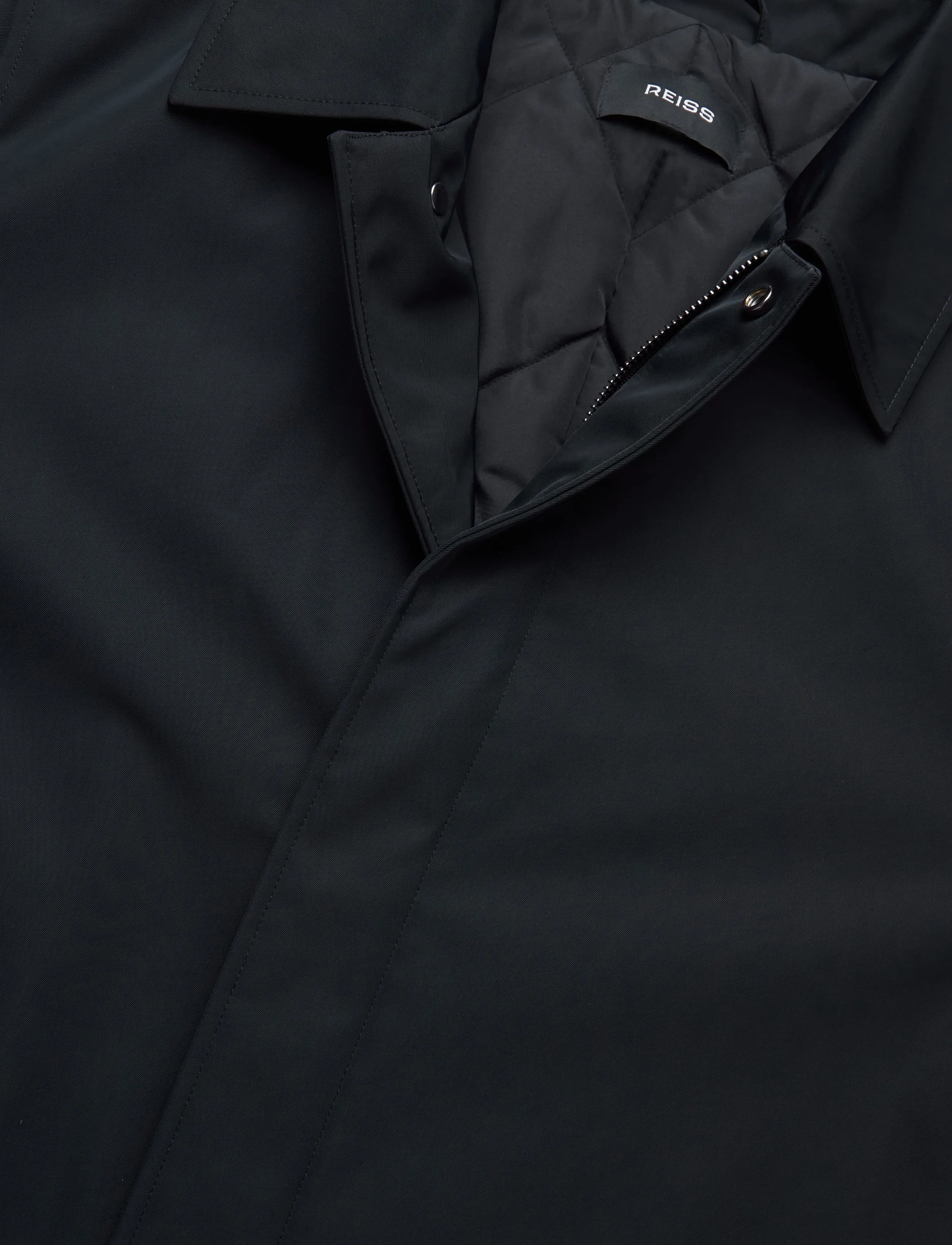 Reiss - LAWLEN ZIP THROUGH JACKET - leichte mäntel - navy - 2