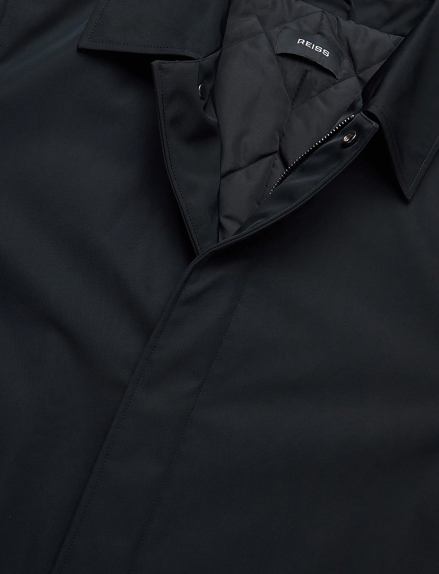 Reiss - LAWLEN ZIP THROUGH JACKET - leichte mäntel - navy - 2