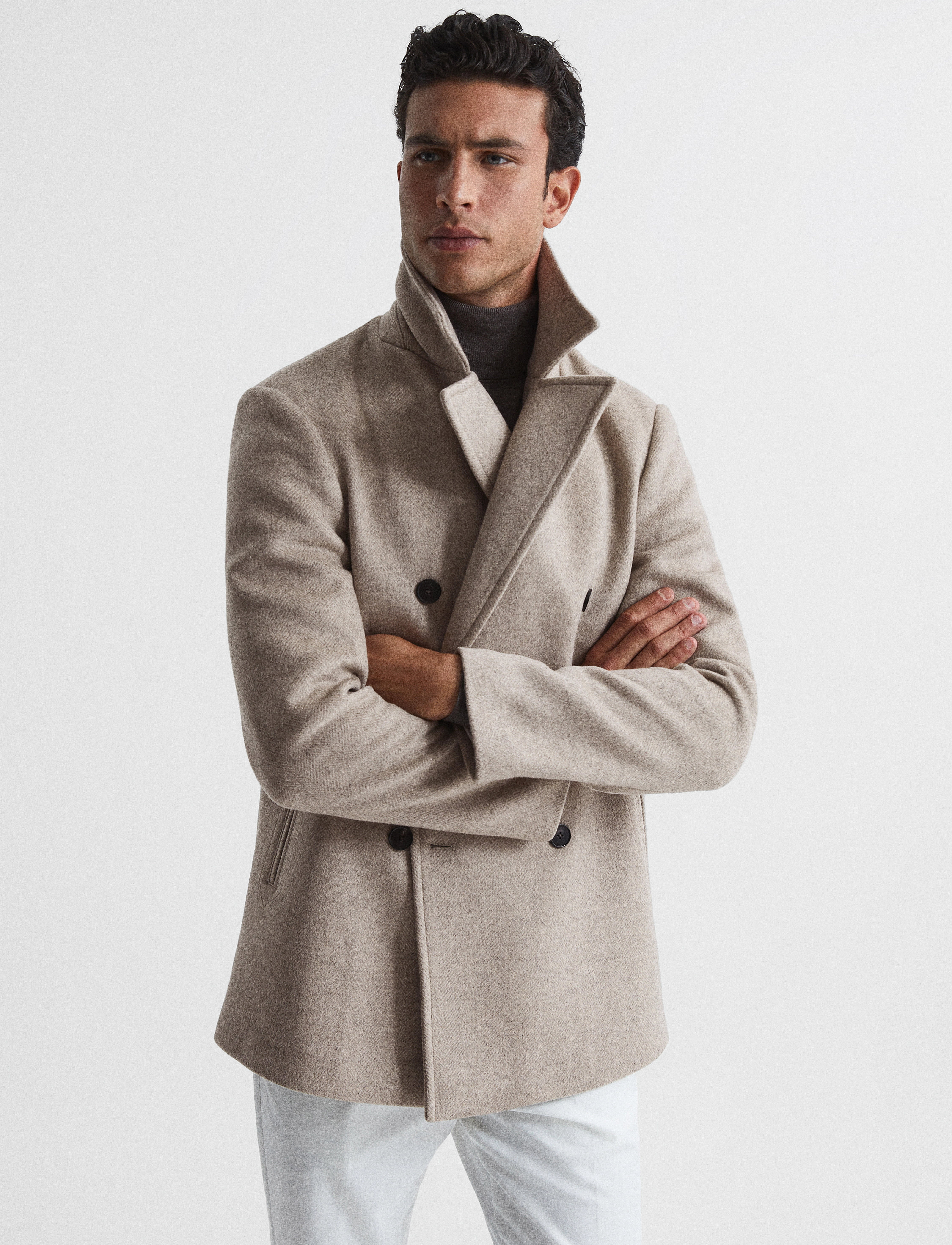 Reiss - BERGAMO - oatmeal - 2