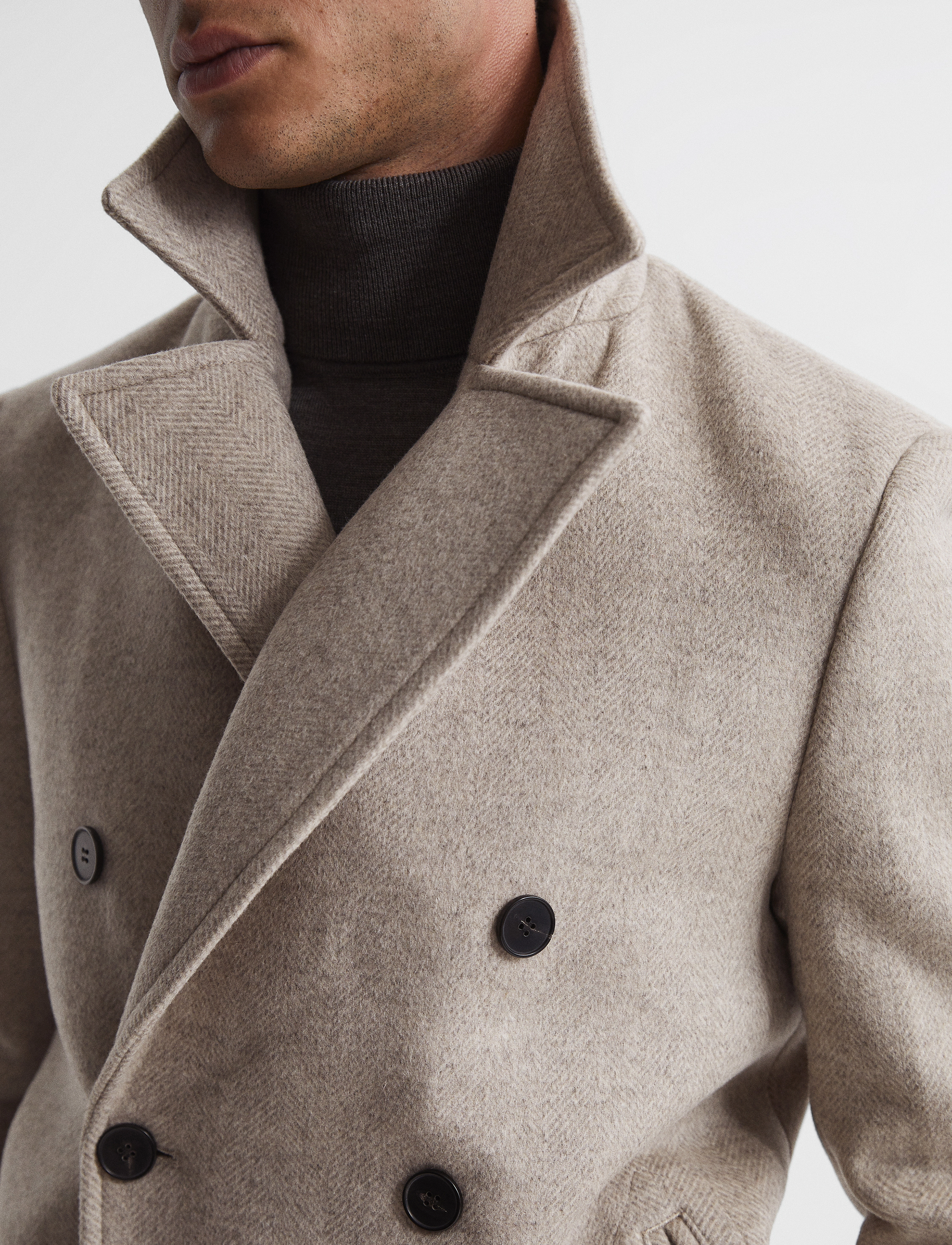 Reiss - BERGAMO - oatmeal - 4