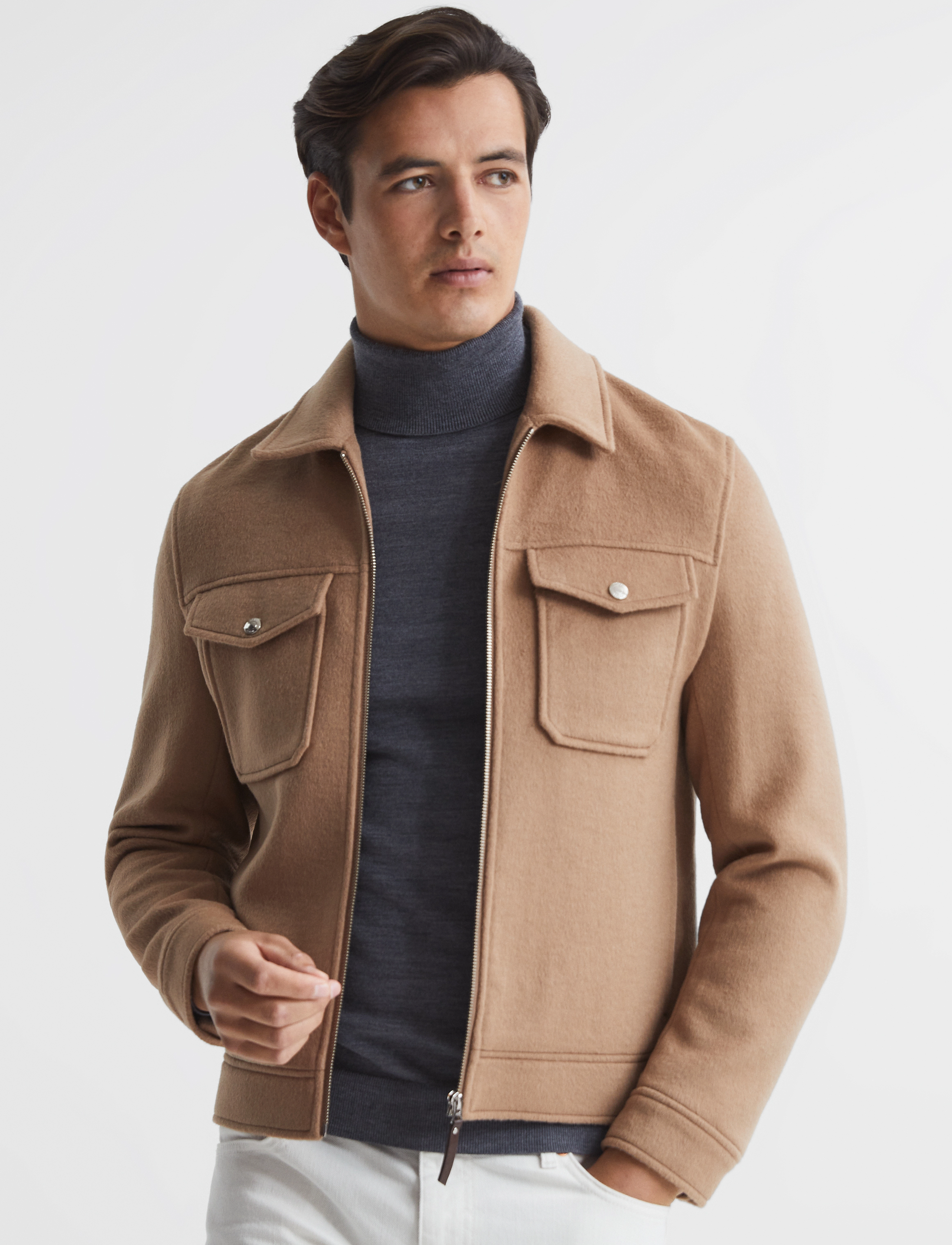 Reiss - PERIDOE - camel - 2