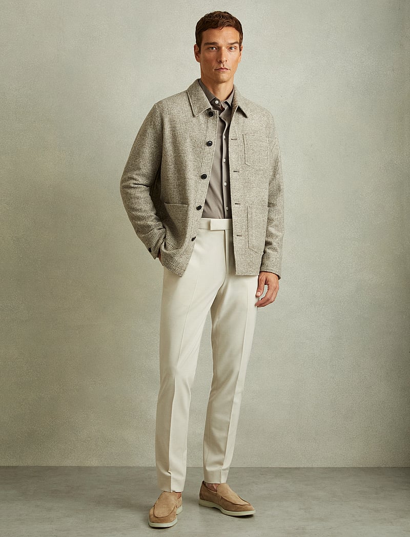 Reiss - MARBLE - kurtki zimowe - oatmeal check - 4