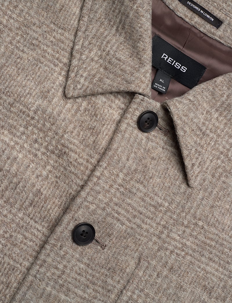 Reiss - MARBLE - kurtki zimowe - oatmeal check - 5