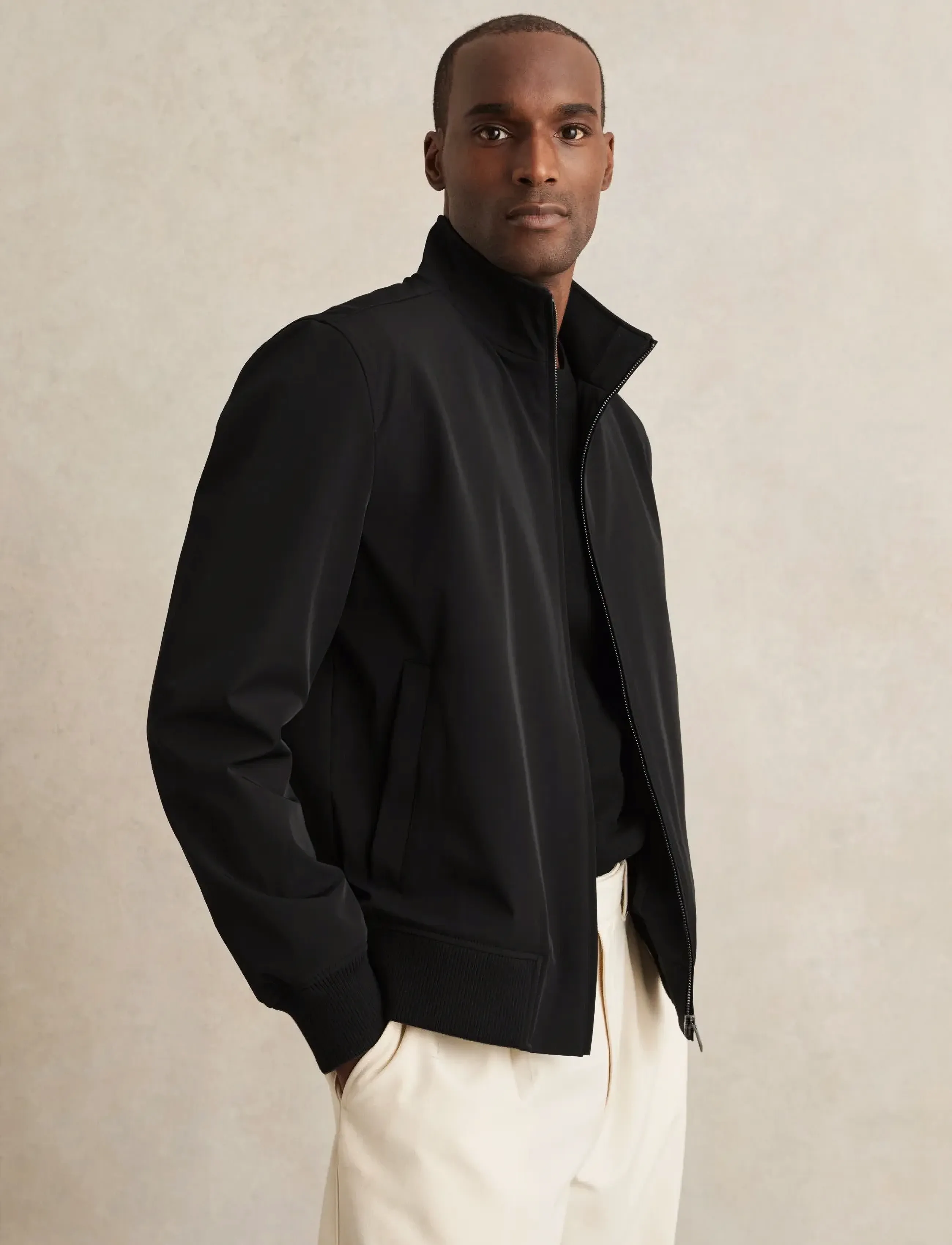 Reiss Brad, S, Jackets, Schwarz - Light Männerswear