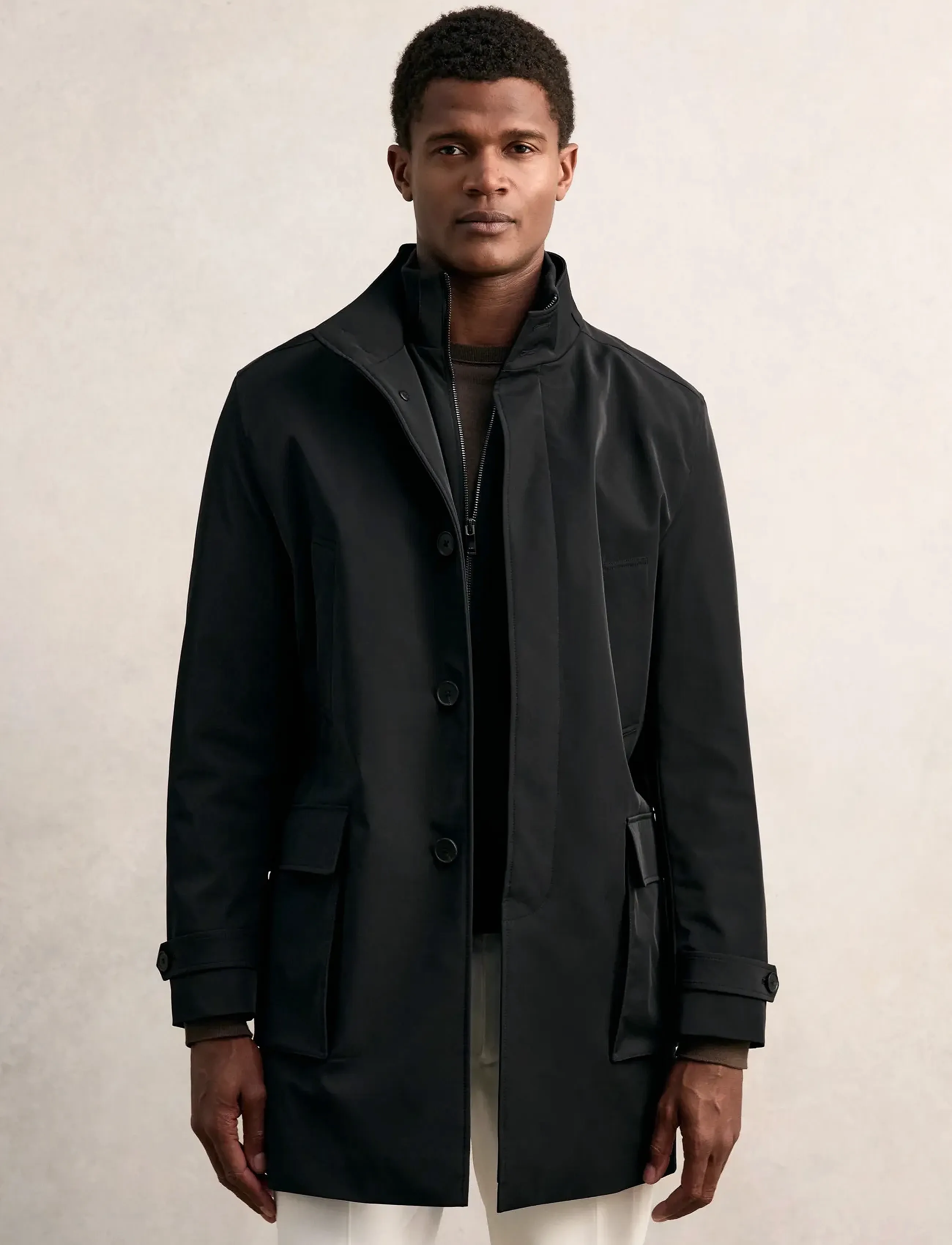 Reiss Player, M, Black, Frakker > Lette Frakker, Herre