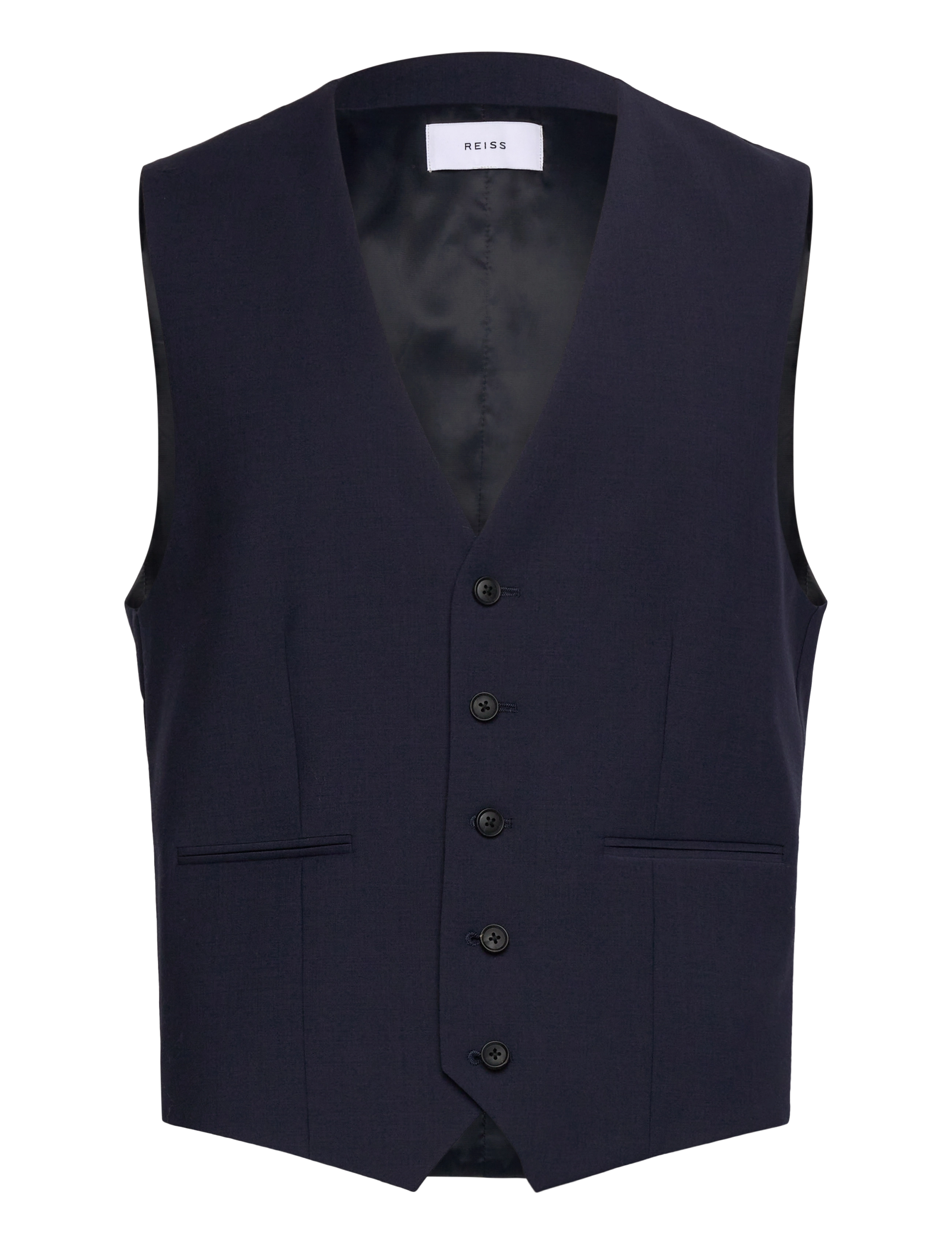 Reiss Hope, 36, Navy, Suits & Blazere > Waistcoats, Herre