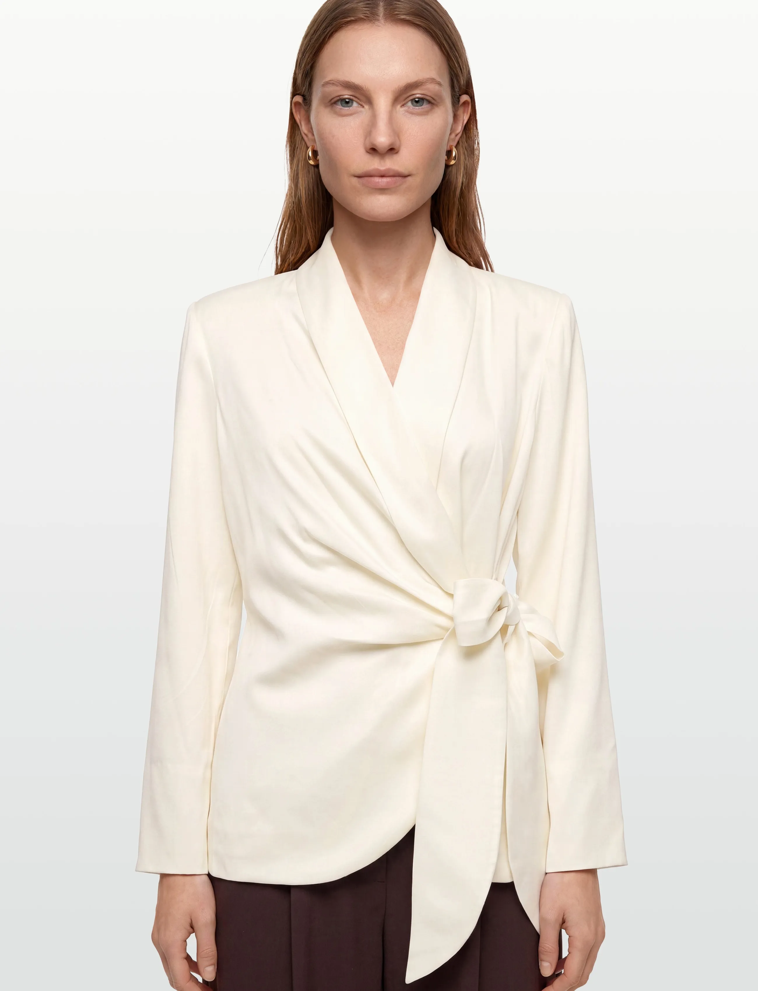 Reiss - CLOVER JACKET - belted blazers - 99 white - 3