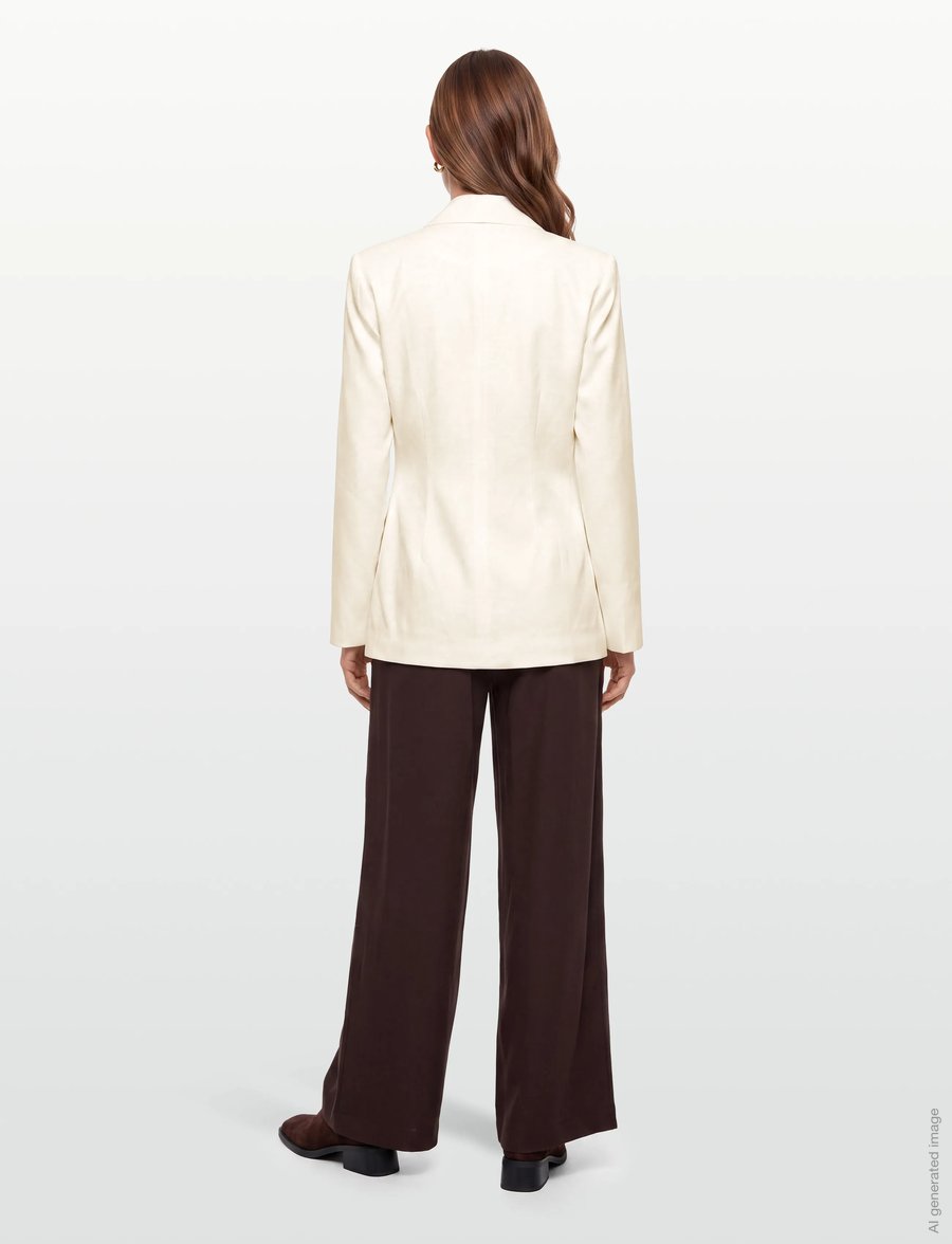 Reiss - CLOVER JACKET - vööga pintsakud - 99 white - 4