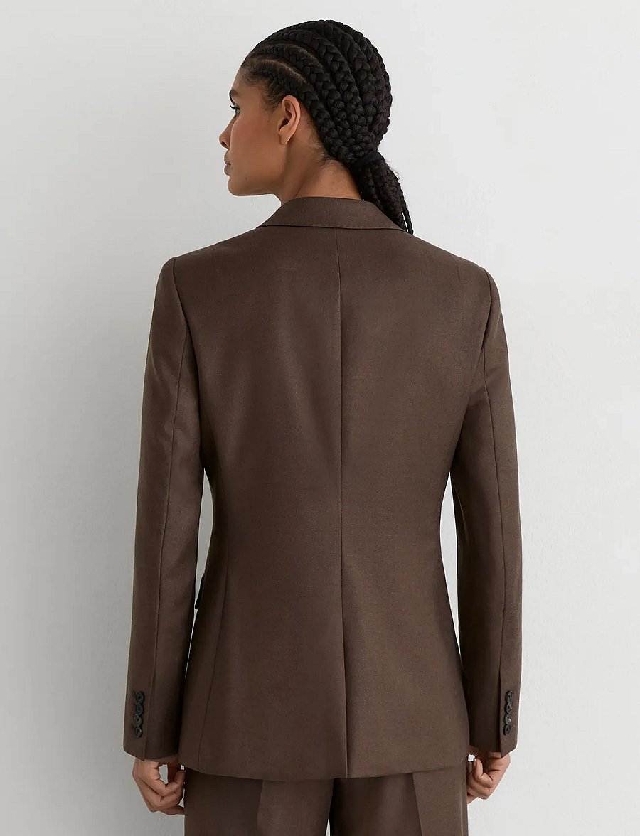 Reiss - DERBY SB BLAZER - Üherealised pintsakud - mocha brown - 3
