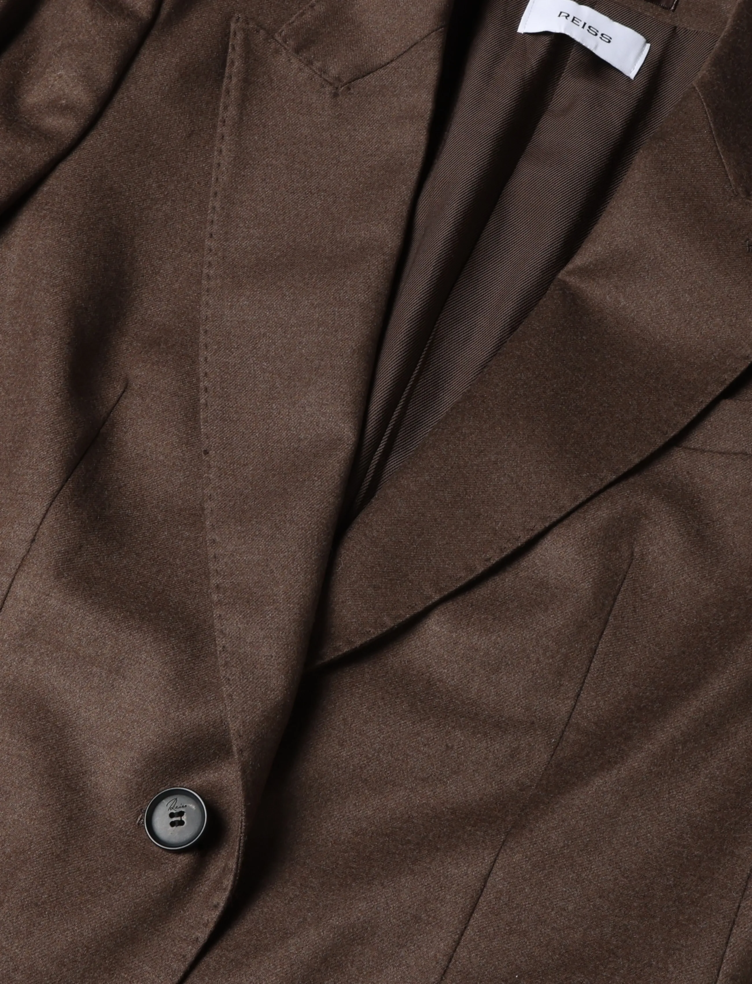Reiss - DERBY SB BLAZER - mocha brown - 2