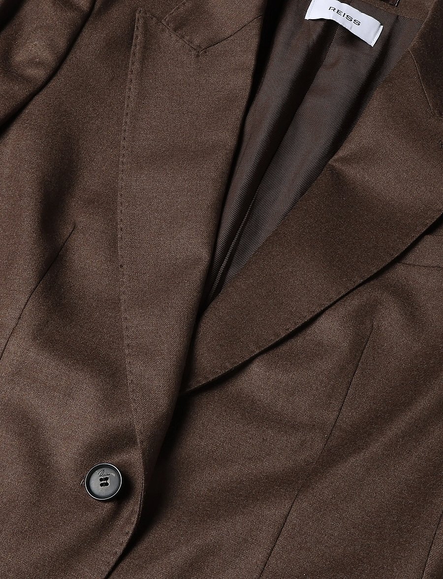 Reiss - DERBY SB BLAZER - Üherealised pintsakud - mocha brown - 2