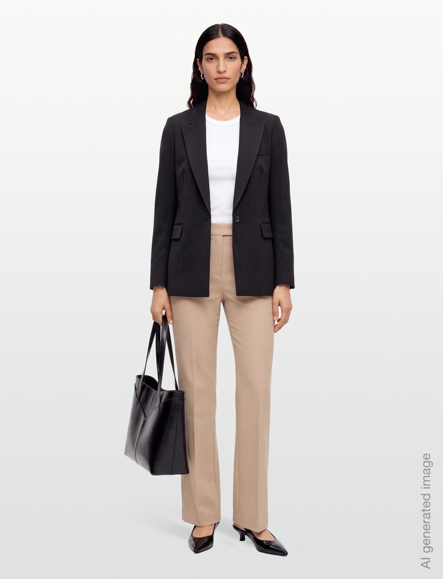 Reiss - GABI SB BLAZER - enkeltradede blazere - black - 0