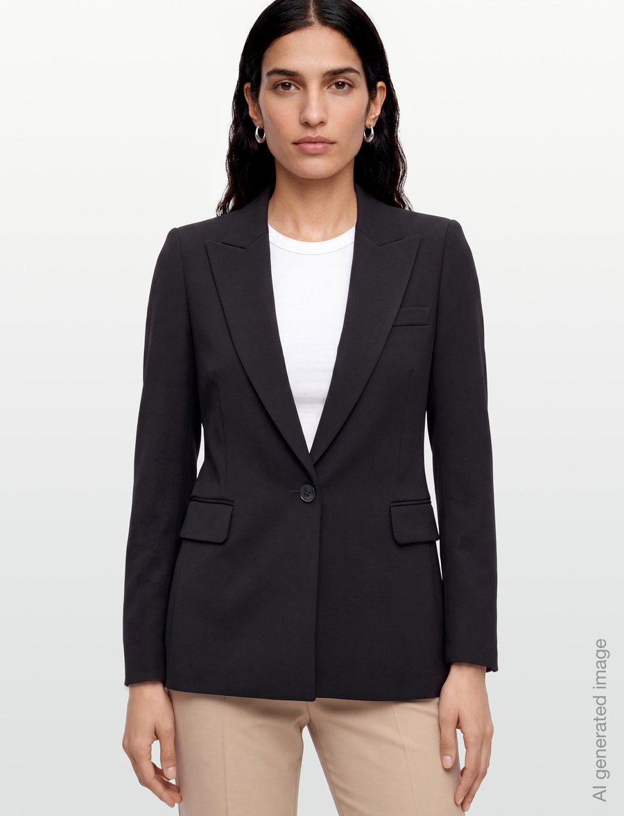 Reiss - GABI SB BLAZER - enkeltradede blazere - black - 3