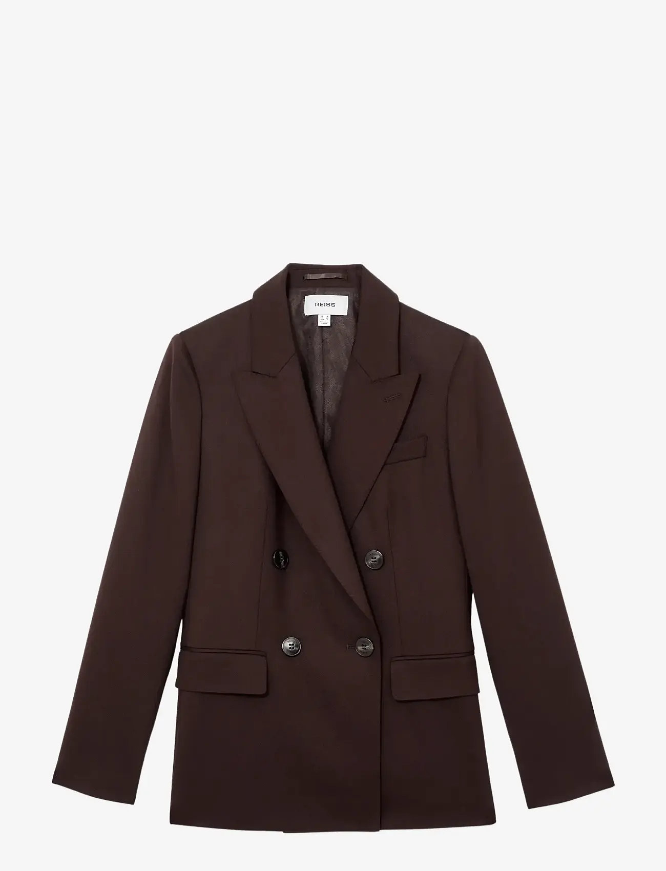 Reiss - SOLENE - dobbeltradede blazere - aubergine - 0