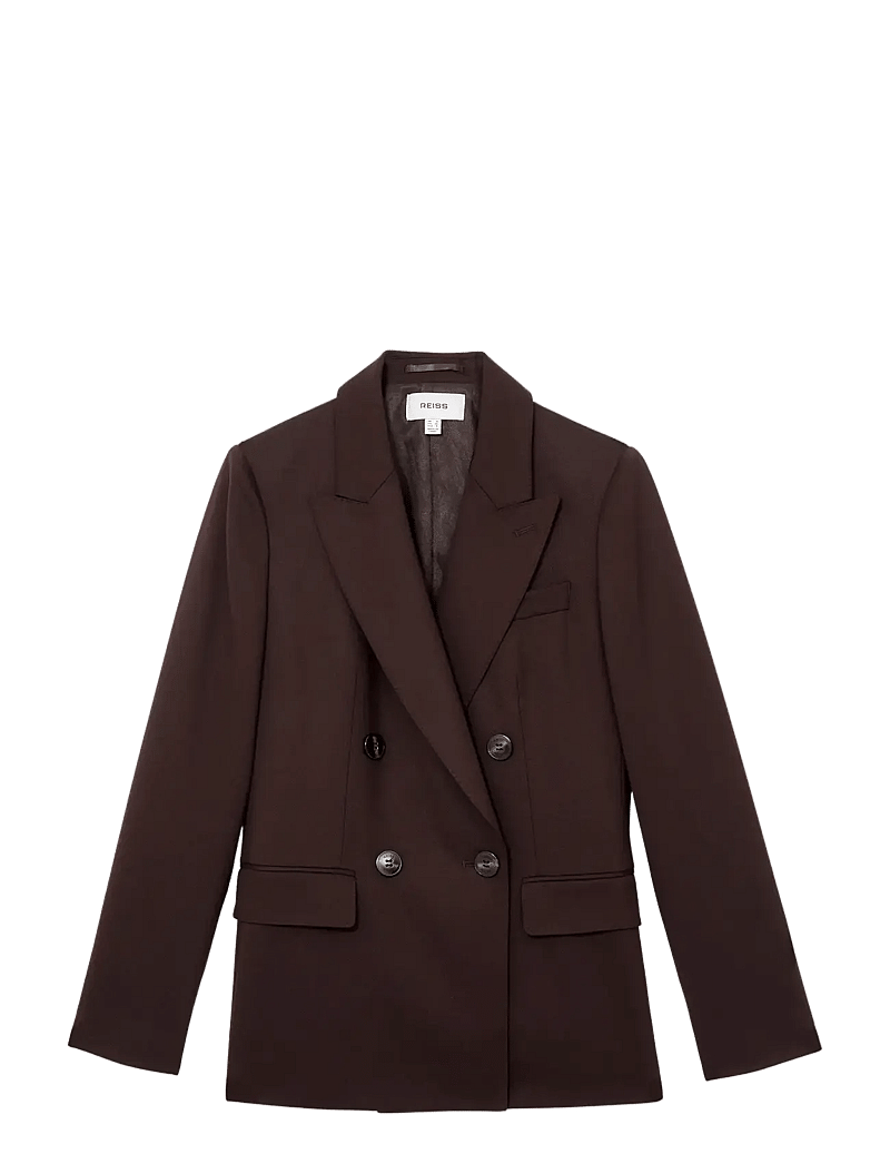 Reiss - SOLENE - dubbelknäppta kavajer - aubergine - 1