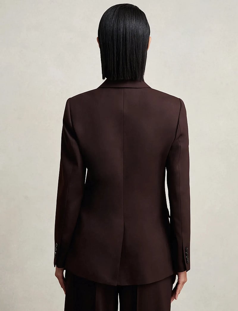 Reiss - SOLENE - dubbelknäppta kavajer - aubergine - 2